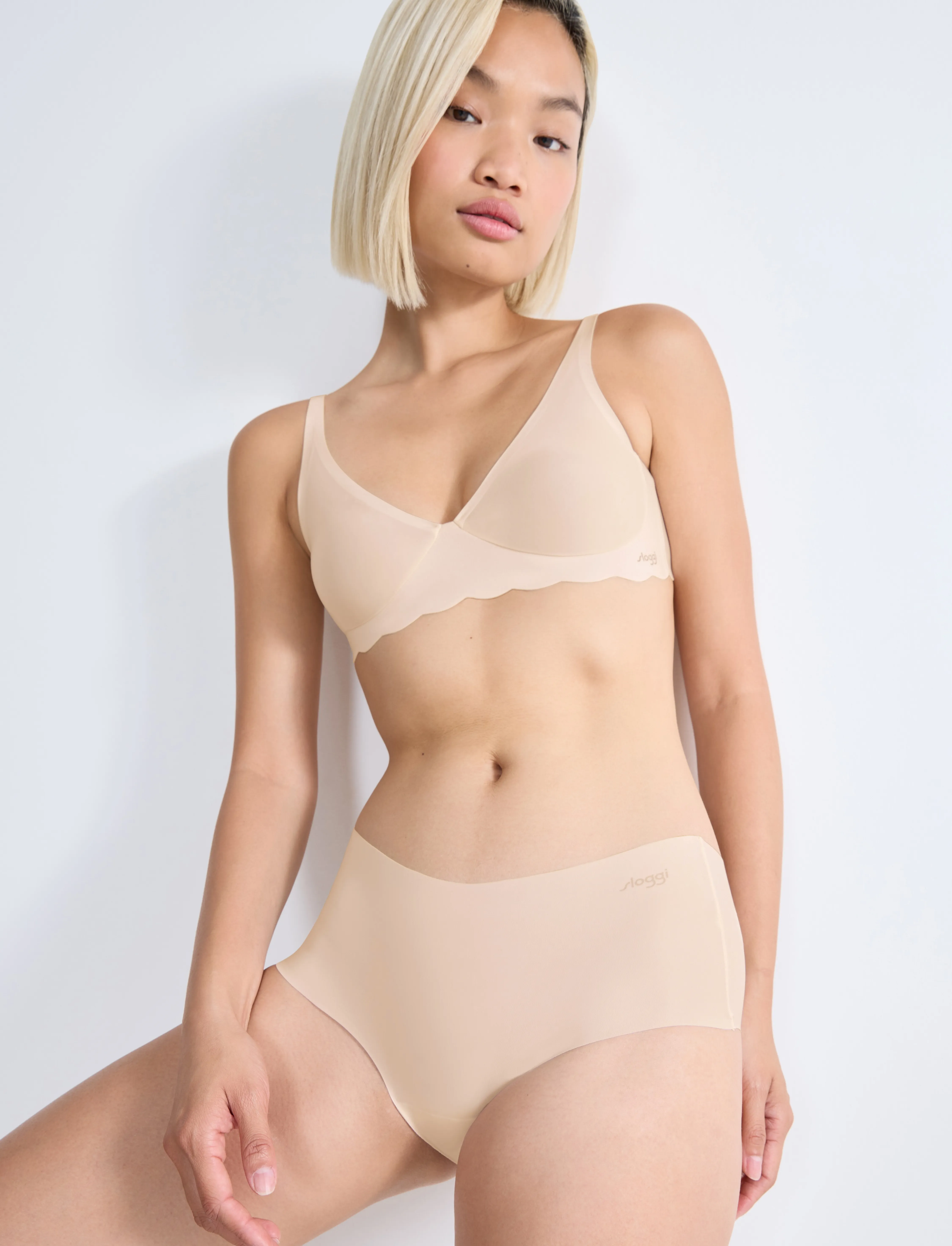sloggi - sloggi ZERO Microfibre 2.0 Short 2P - nahtlose slips - angora - 5