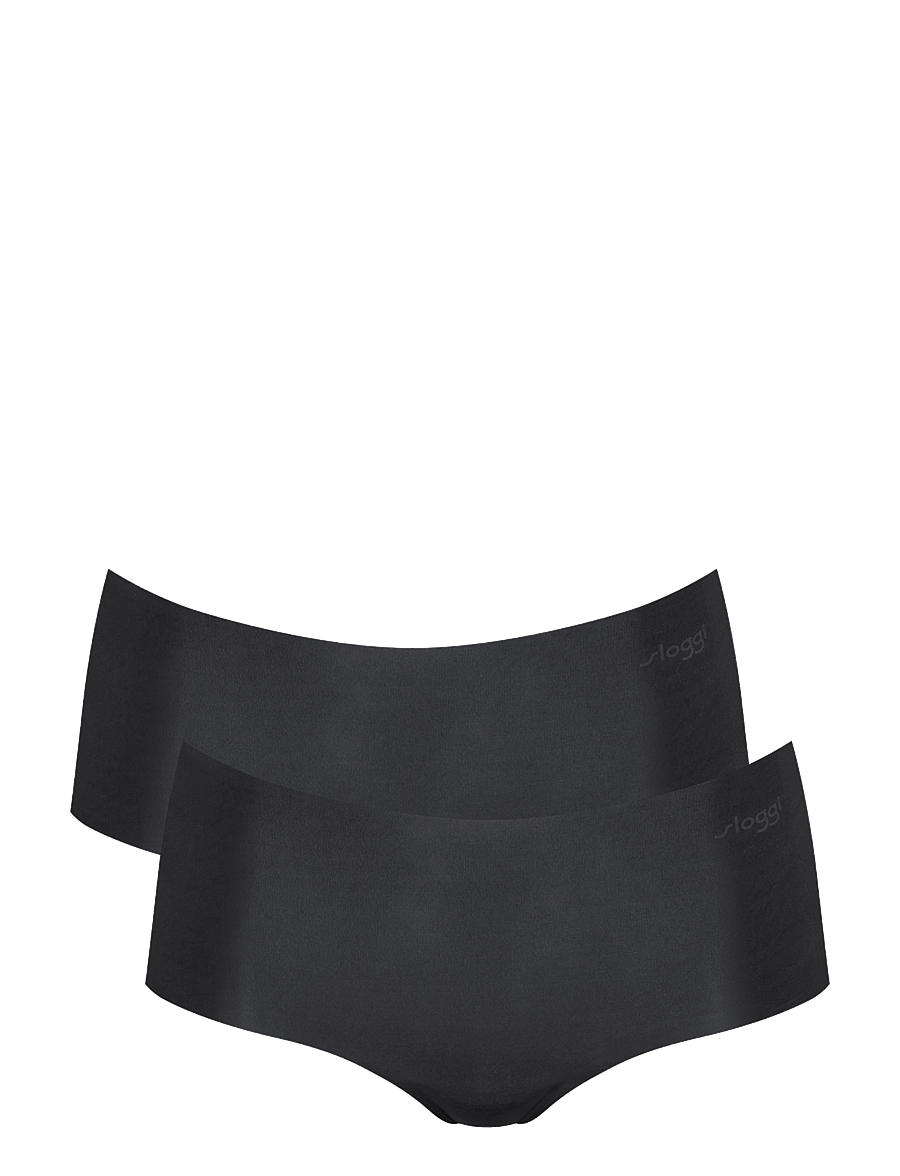sloggi - sloggi ZERO Microfibre 2.0 Short 2P - Õmblusteta aluspüksid - black - 1
