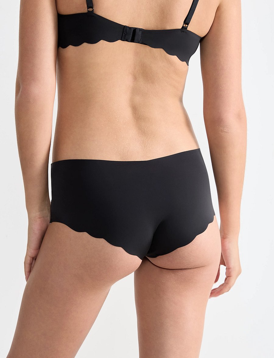 sloggi - sloggi ZERO Microfibre 2.0 Short 2P - Õmblusteta aluspüksid - black - 4