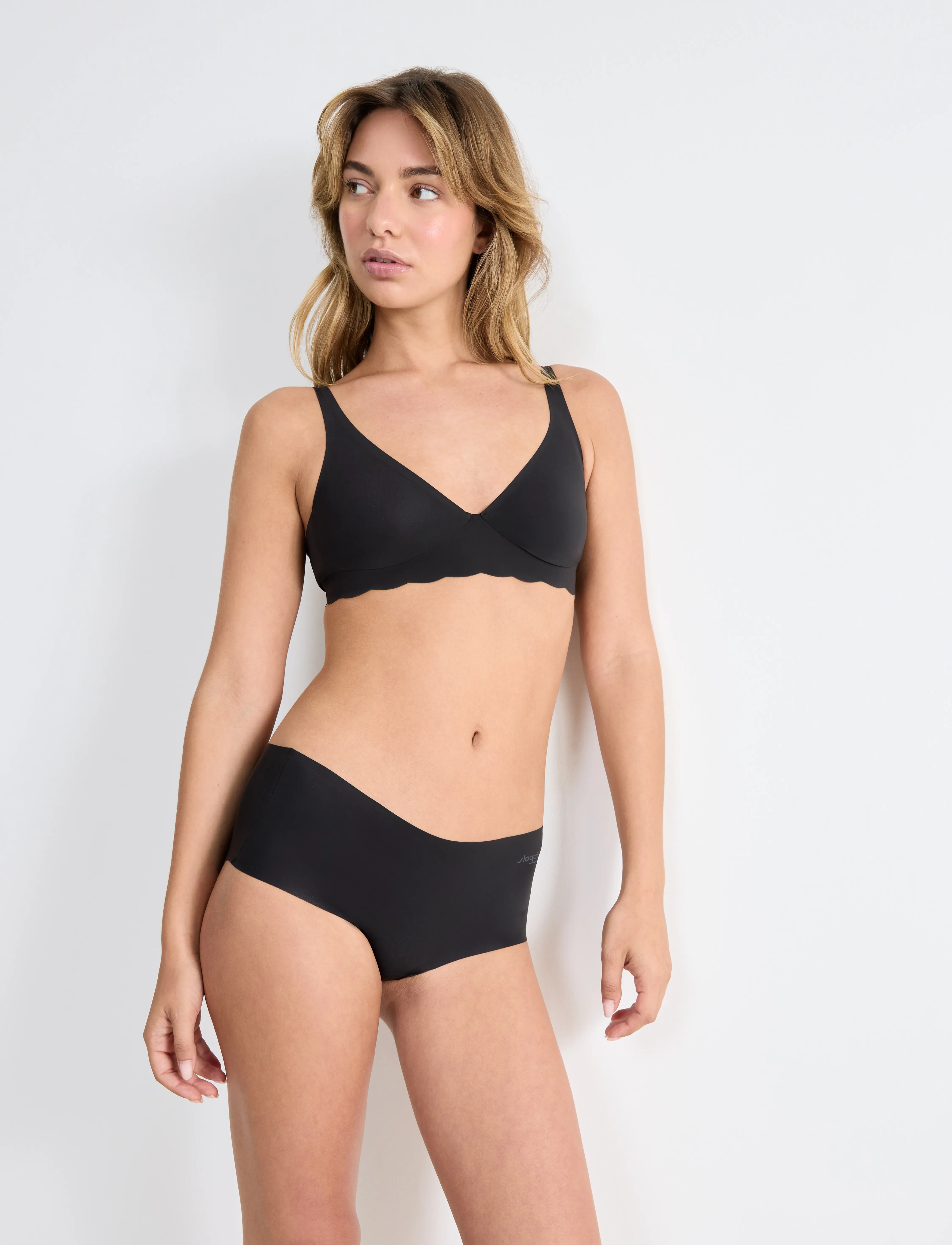 sloggi - sloggi ZERO Microfibre 2.0 Short 2P - Õmblusteta aluspüksid - black - 5