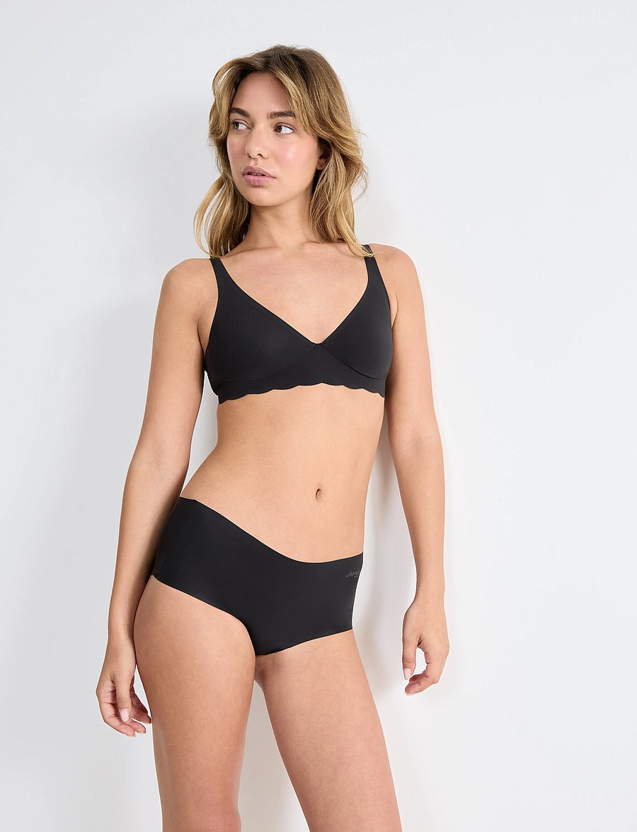 sloggi - sloggi ZERO Microfibre 2.0 Short 2P - Õmblusteta aluspüksid - black - 5