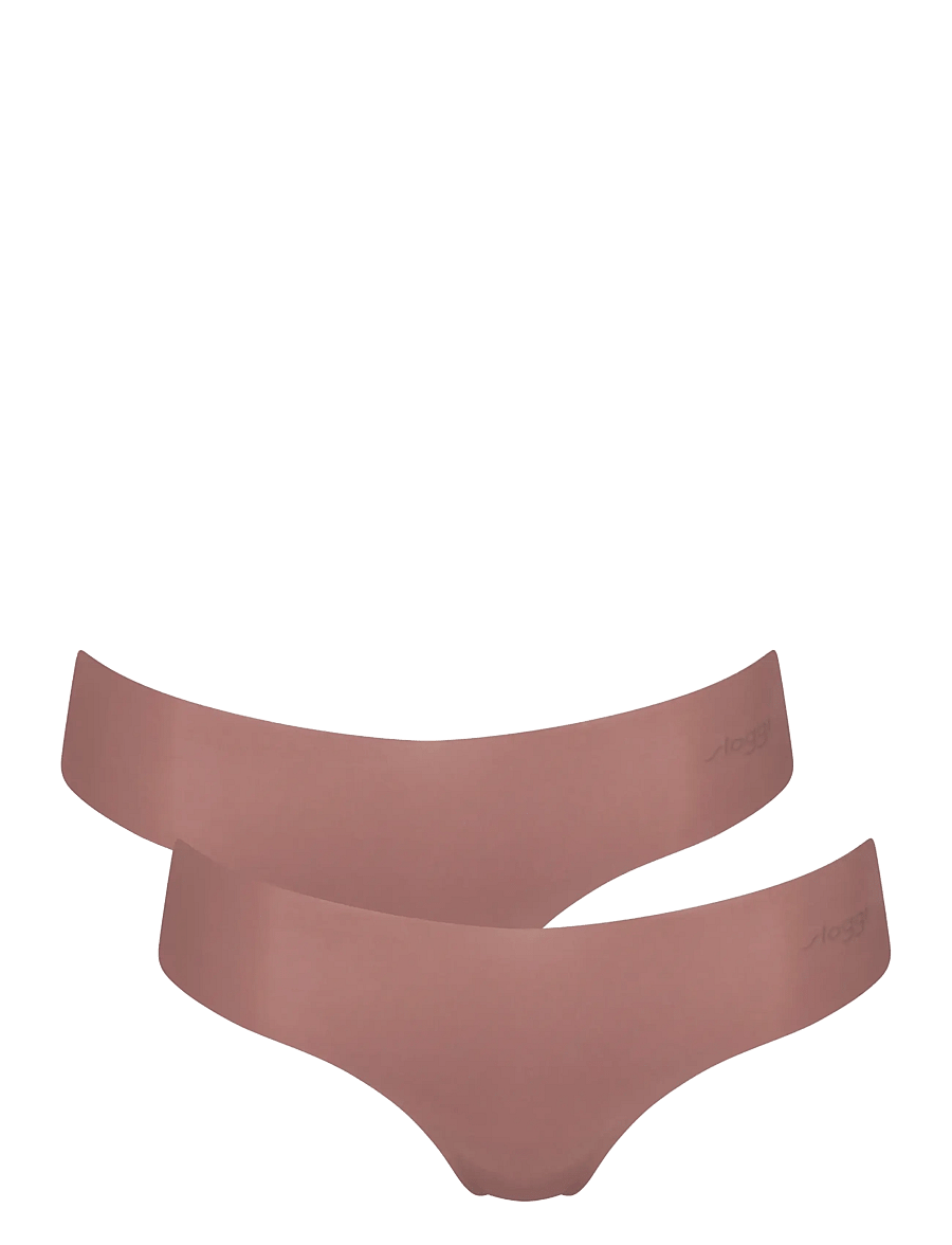 sloggi - sloggi ZERO Microfibre 2.0 Hipstring 2P - Õmblusteta aluspüksid - cacao - 1