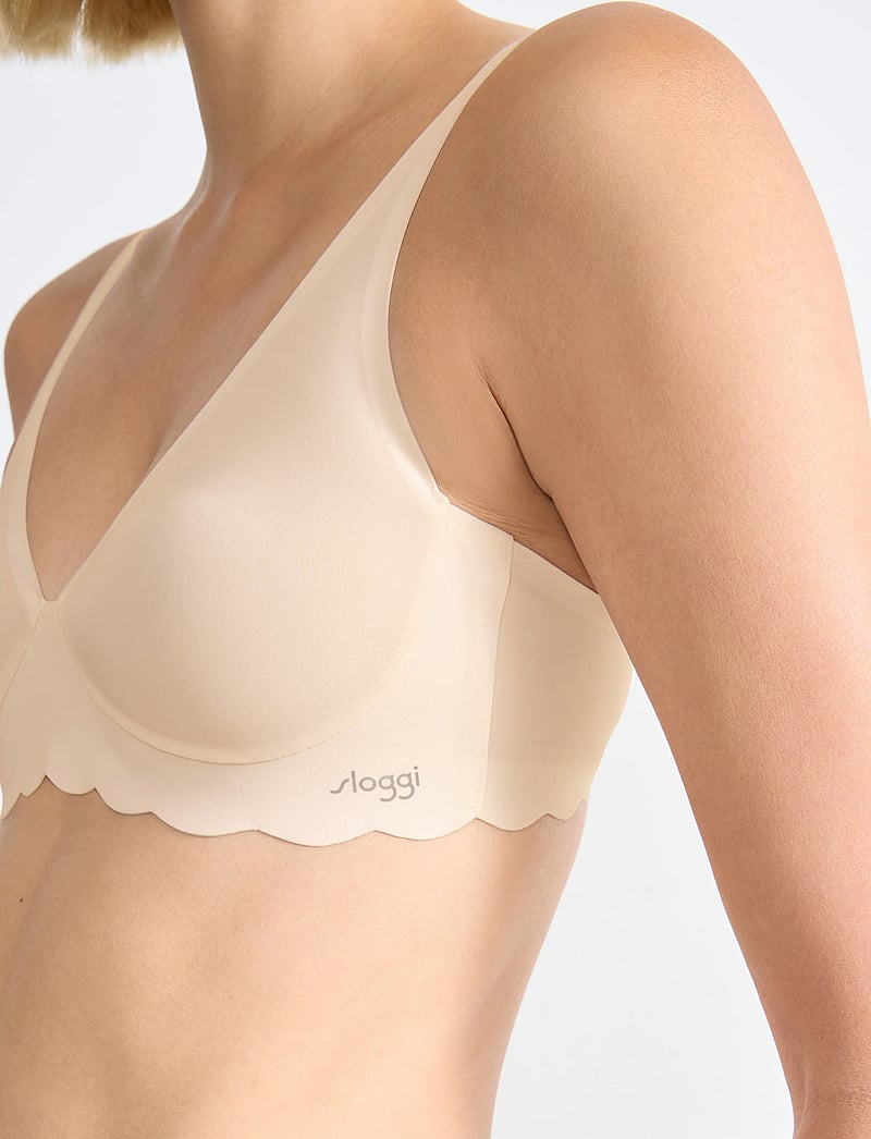 sloggi - sloggi ZERO Microfibre 2.0 Soft bra - bygellösa bh:ar - angora - 4
