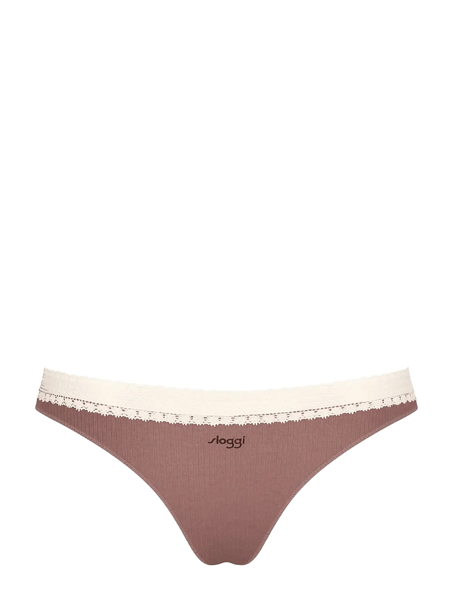 sloggi - sloggi GO Ribbed R Brazil C2P - brazilian slips - brown - light combination - 2