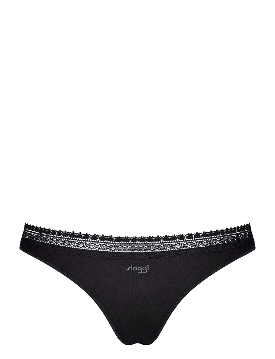 sloggi - sloggi GO Ribbed R Brazil C2P - brazilian panties - black - 3