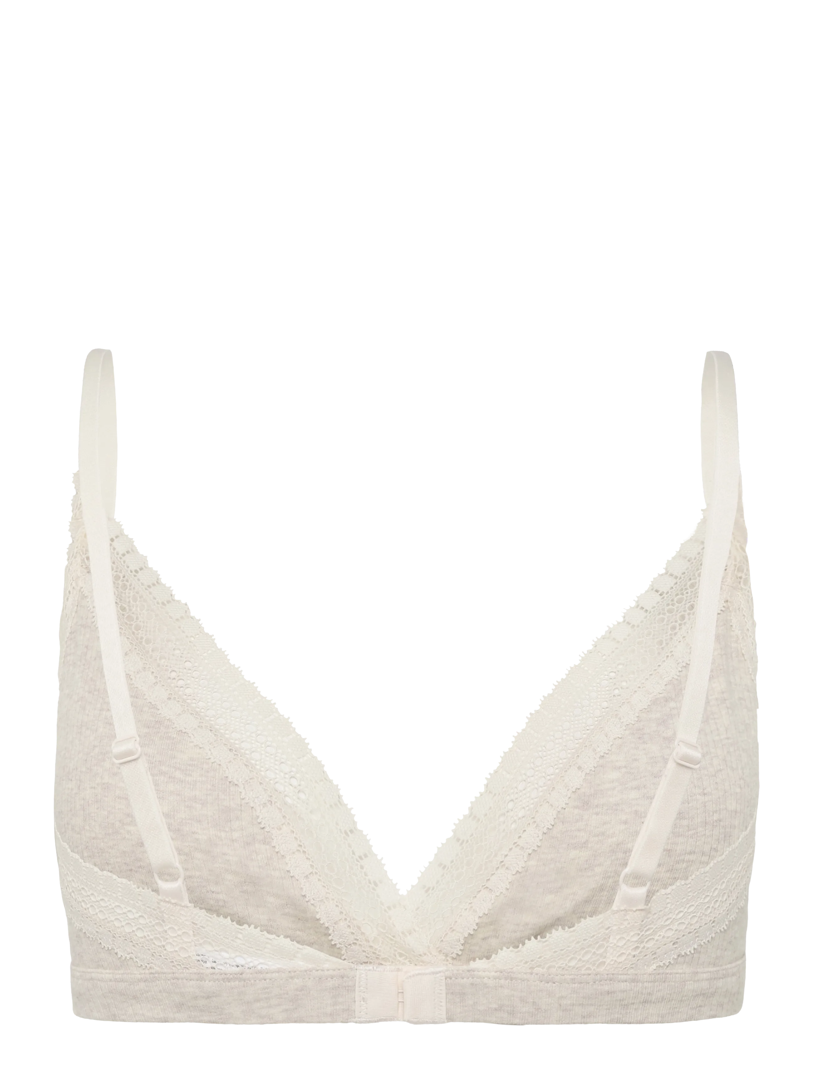 sloggi - sloggi GO Ribbed R Bralette - bralette-rintaliivit - grey combination - 2