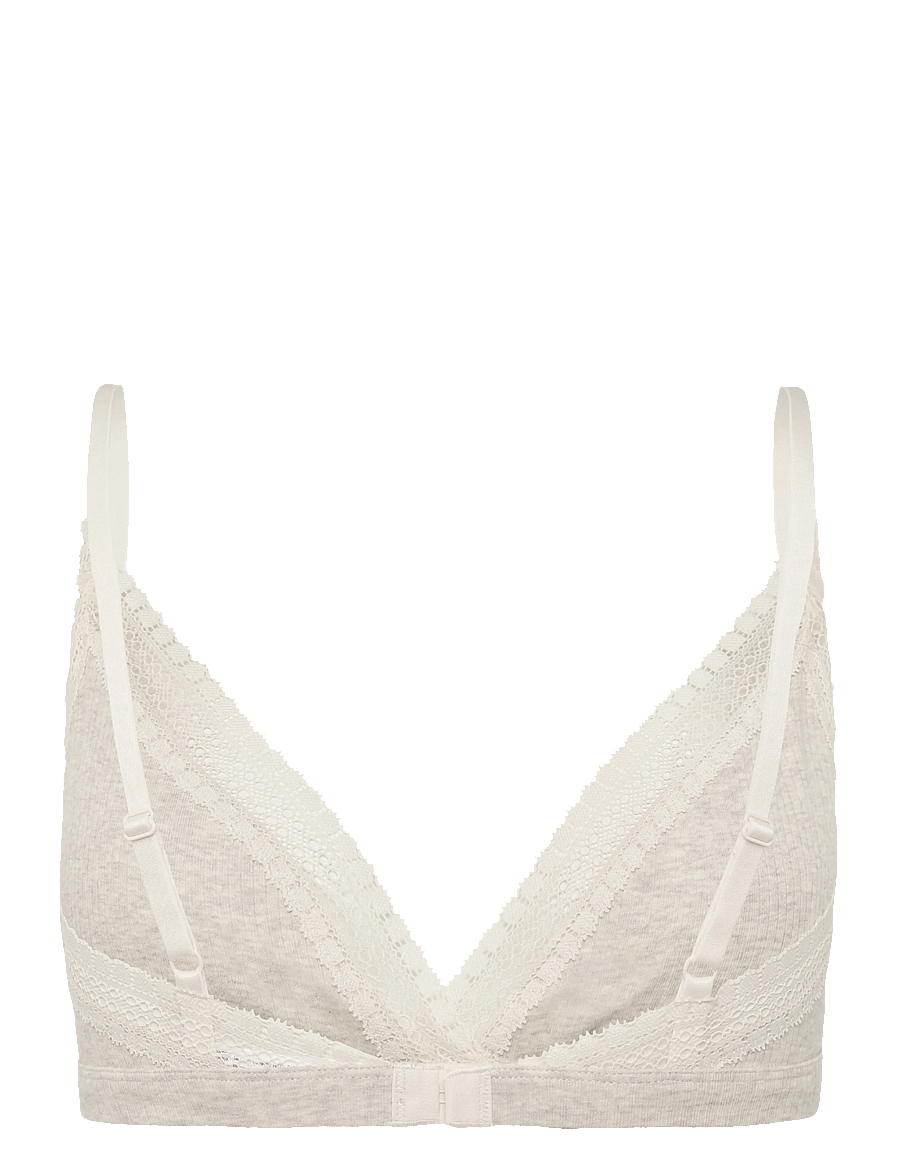 sloggi - sloggi GO Ribbed R Bralette - bralette-rintaliivit - grey combination - 2