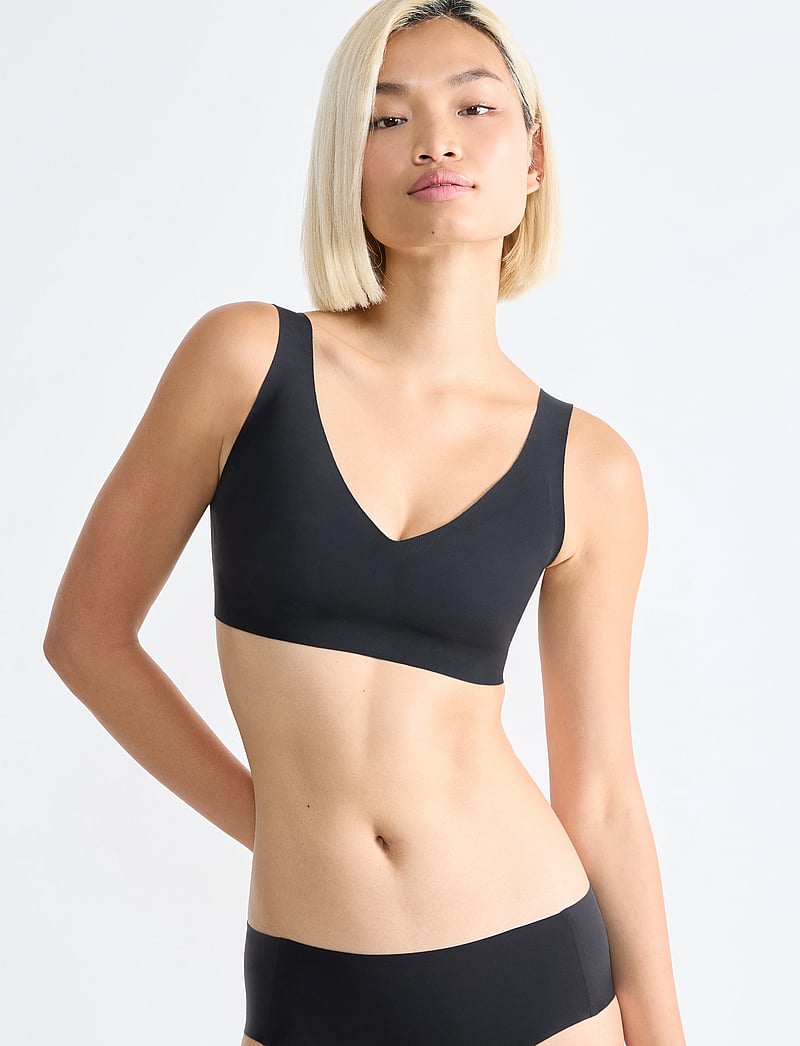 sloggi - sloggi ZERO Feel 2.0 Bralette - bralette - black - 0