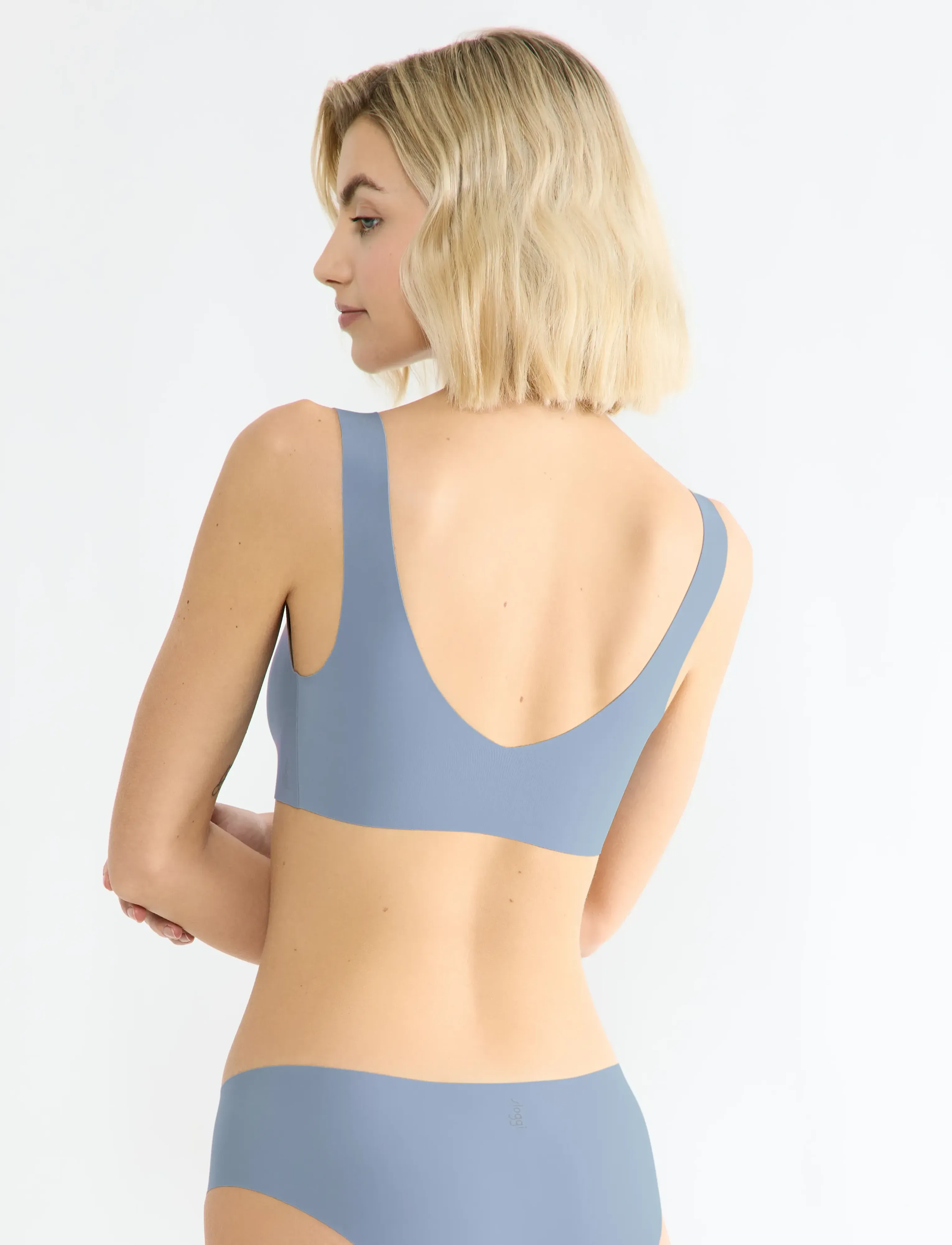 sloggi - sloggi ZERO Feel 2.0 Bralette - bygellösa bh:ar - chambray - 3