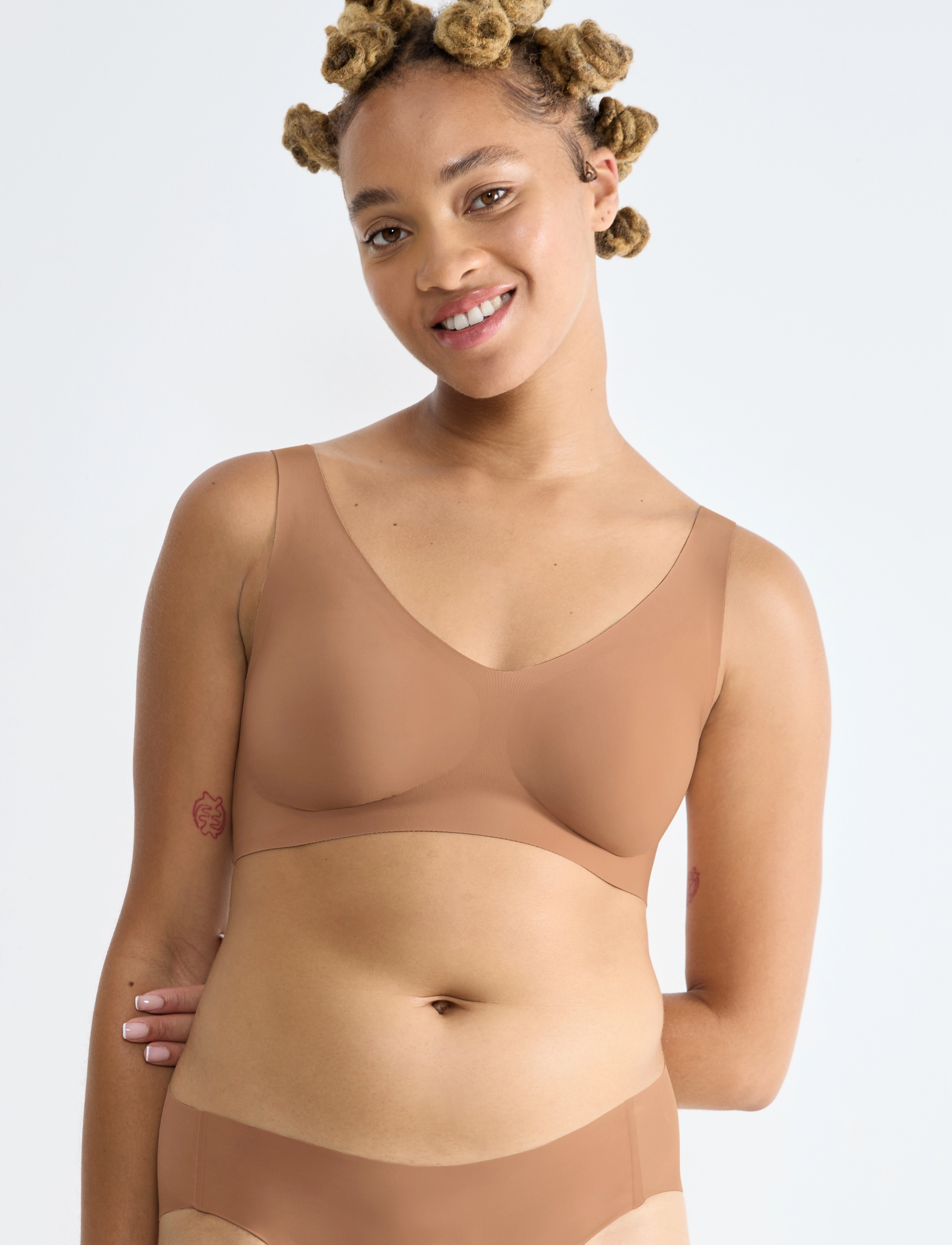 sloggi Zero Feel 2.0 Bralette, XL, Soft Bras, Beige - Frauen