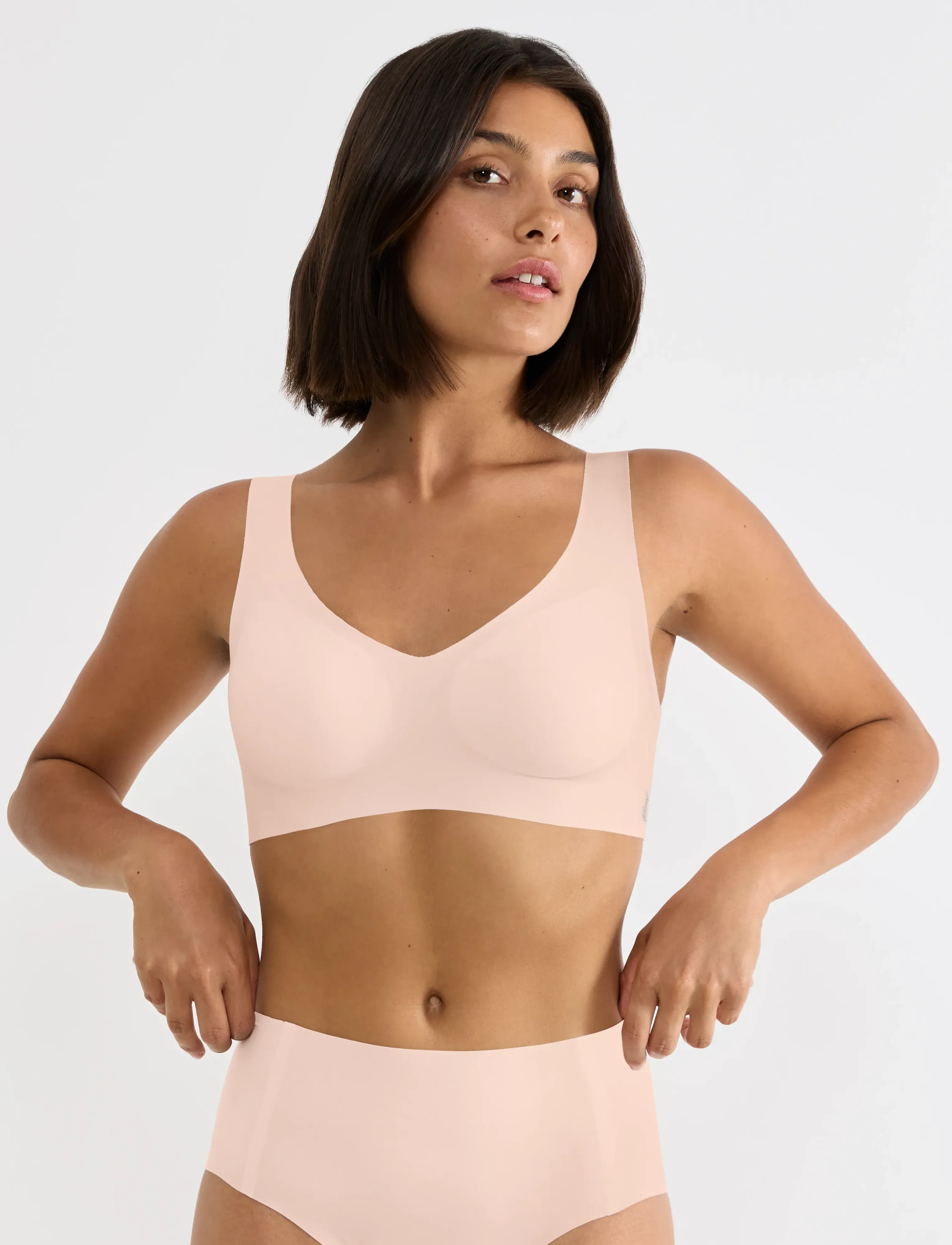 sloggi Zero Feel 2.0 Bralette, S PLUS, Soft Bras, Rosa - Frauen