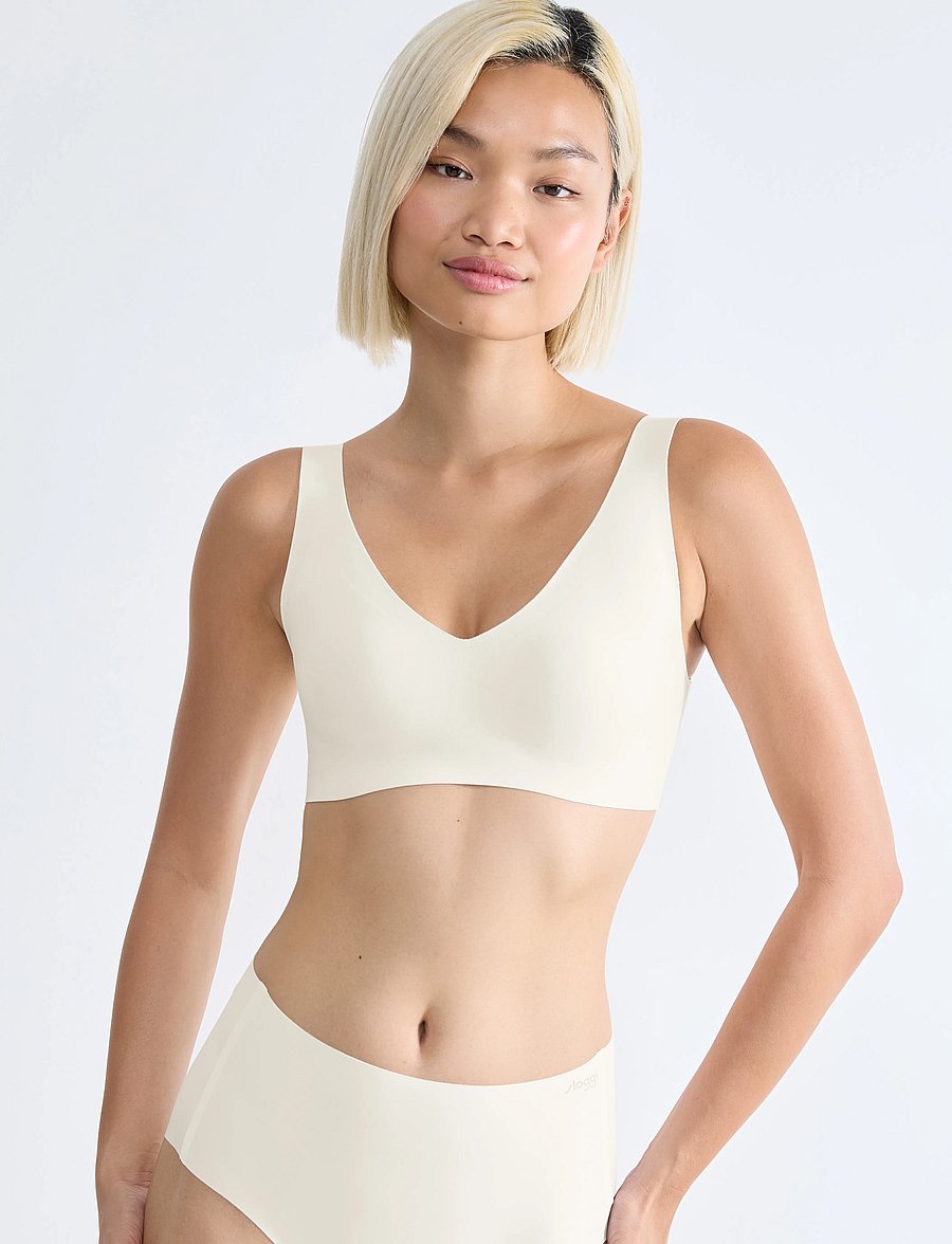 sloggi - sloggi ZERO Feel 2.0 Bralette - tank top-bh'er - silk white - 0