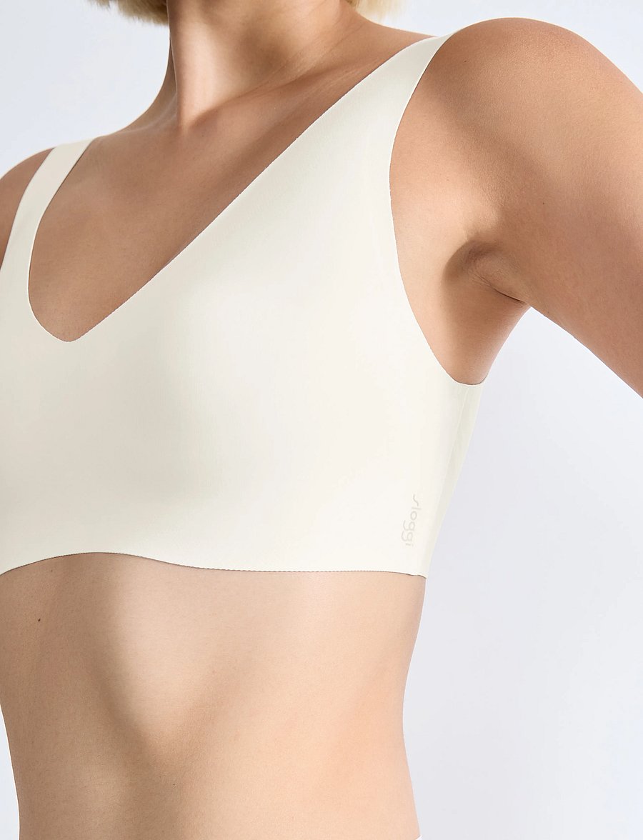 sloggi - sloggi ZERO Feel 2.0 Bralette - tank top-bh'er - silk white - 5
