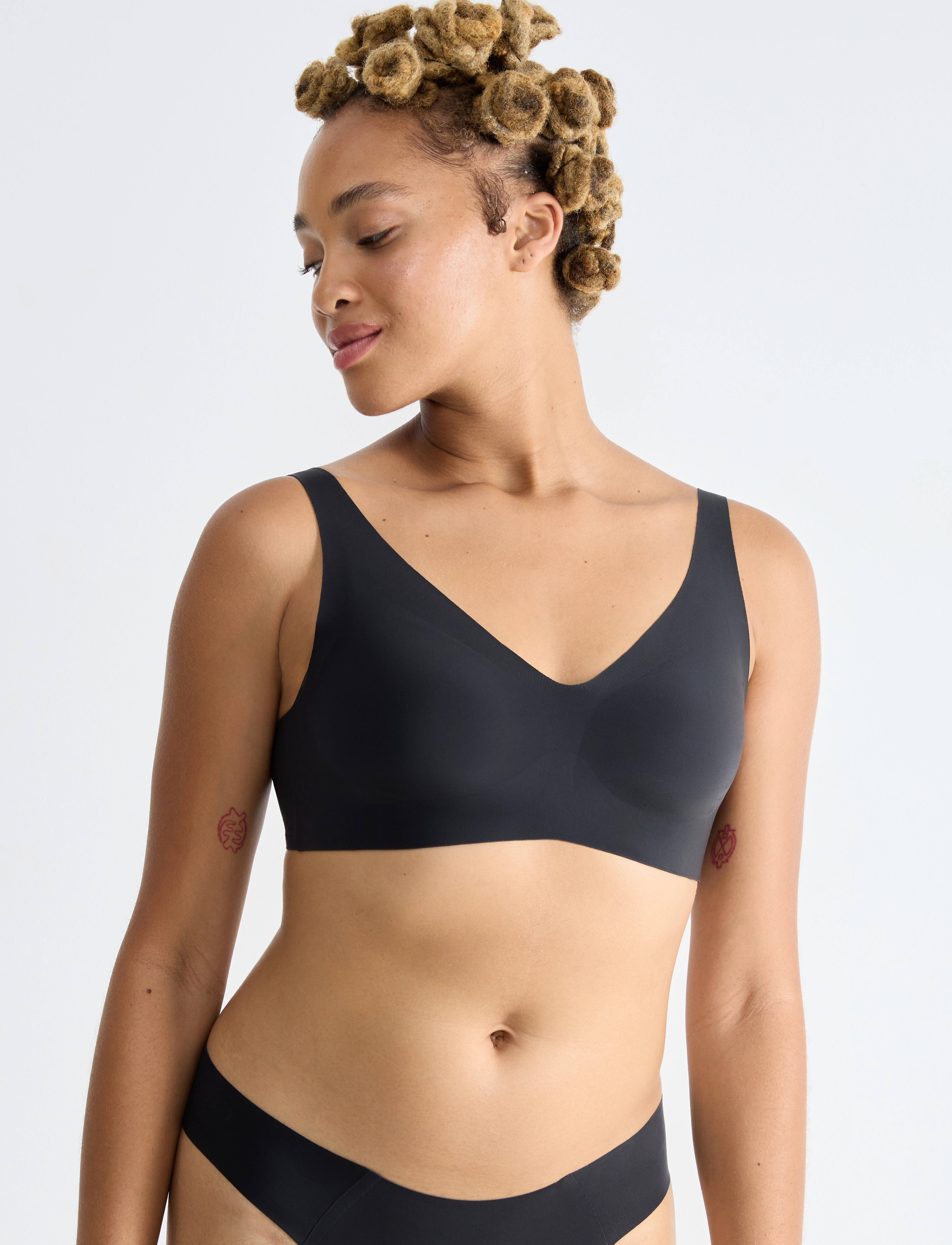 sloggi Zero Feel 2.0 Soft Bra, L, Bras, Schwarz - Bralette, Frauen