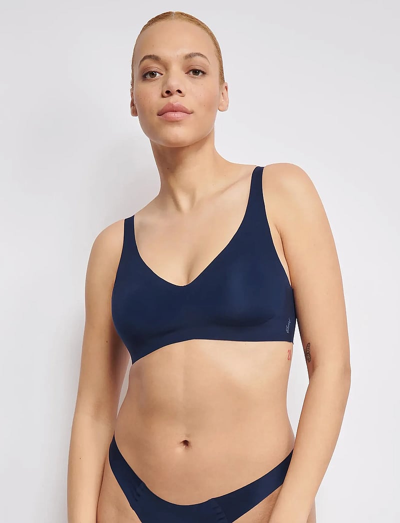 sloggi - sloggi ZERO Feel 2.0 Soft bra - bralette - navy blue - 2