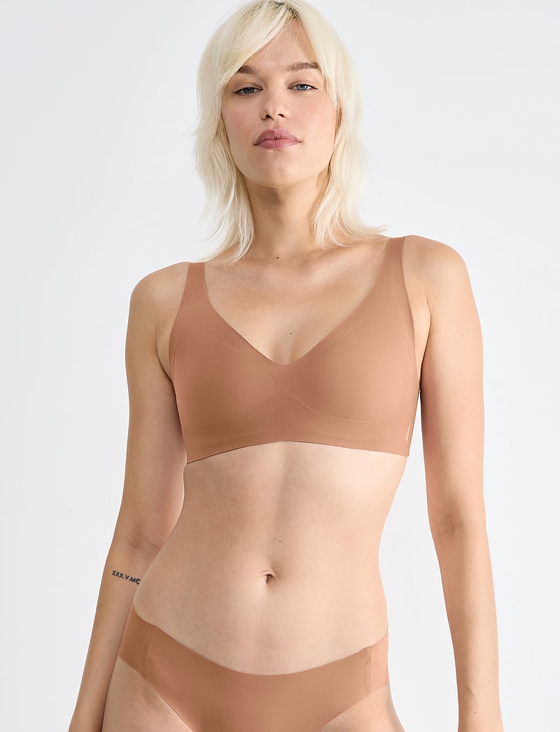 sloggi - sloggi ZERO Feel 2.0 Soft bra - bralette - nostalgic brown - 0