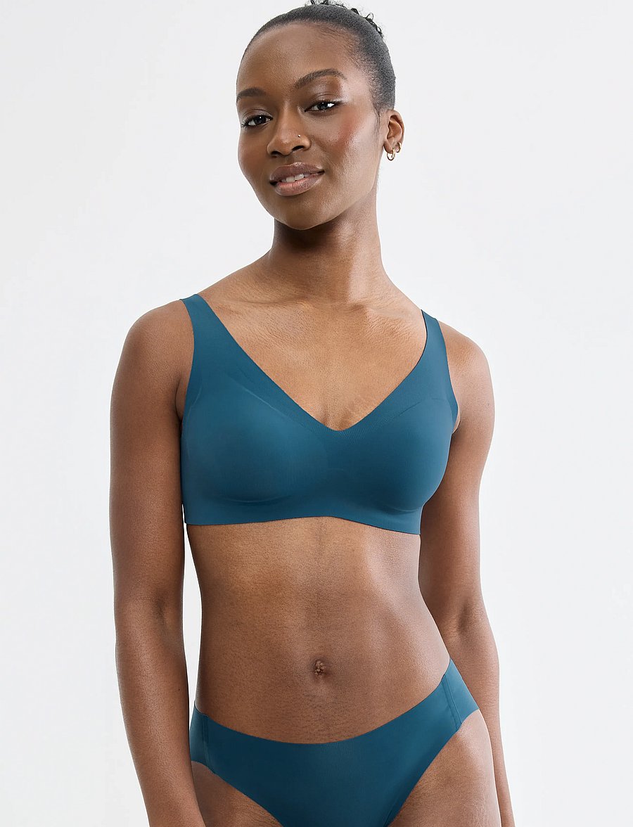 sloggi - sloggi ZERO Feel 2.0 Soft bra - bralette - smoky blue - 0