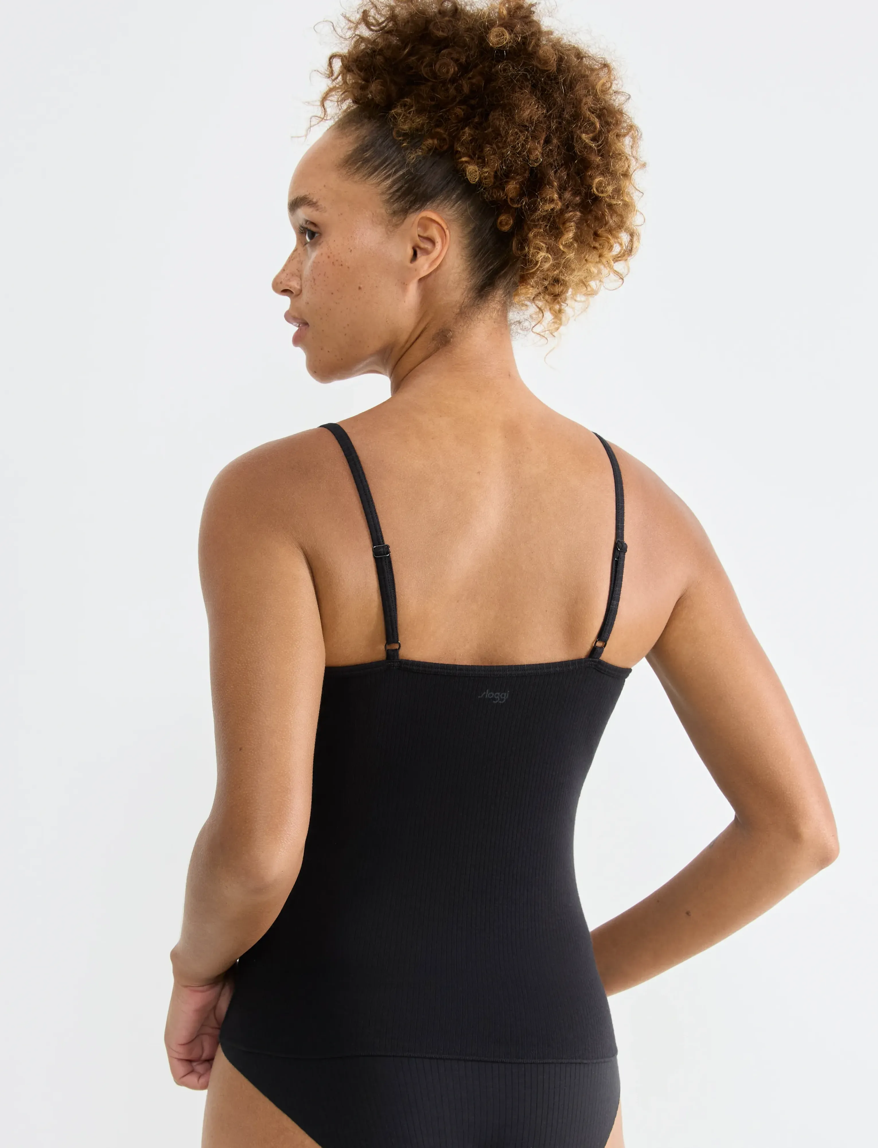 sloggi - sloggi GO Ribbed Spaghetti Top - black - 2