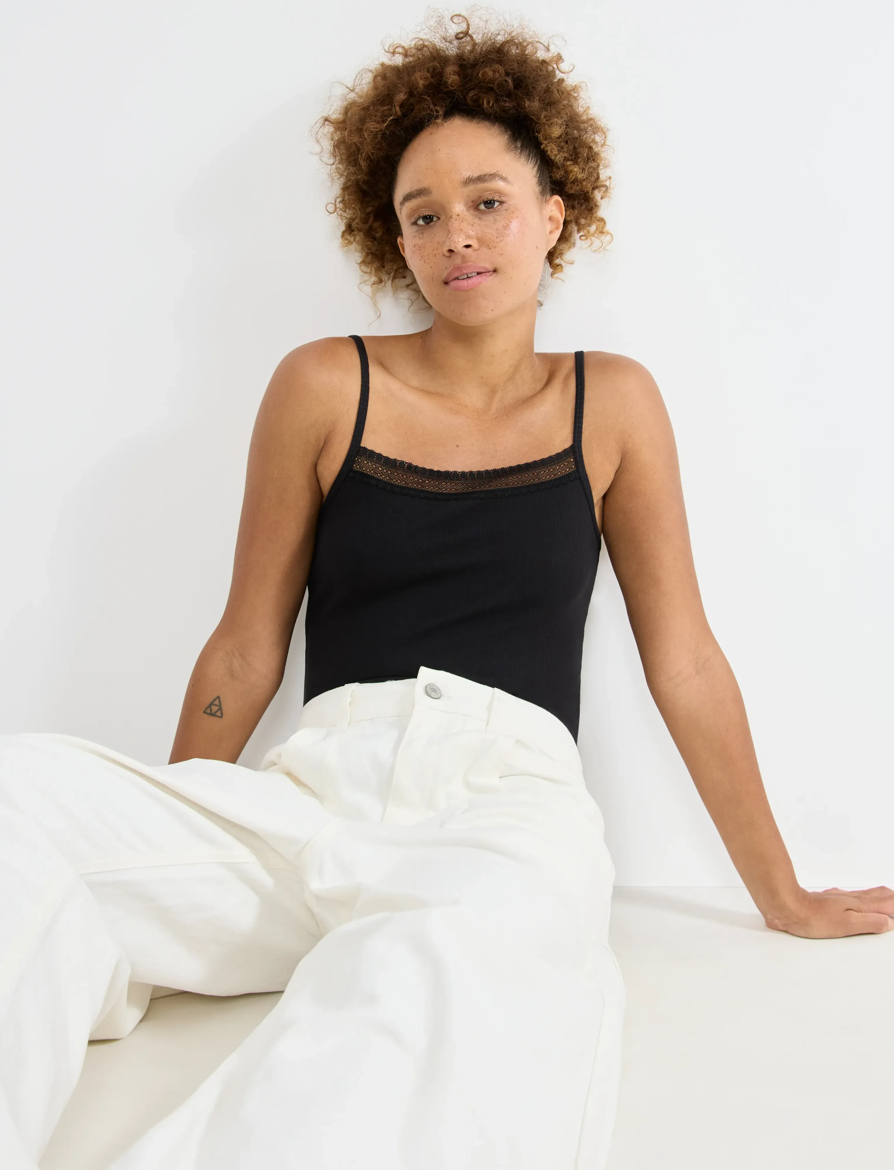 sloggi - sloggi GO Ribbed Spaghetti Top - black - 4