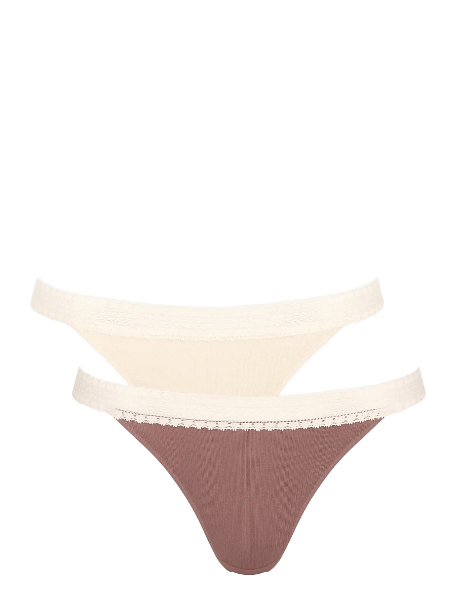 sloggi - sloggi GO Ribbed R Tanga C2P - brown - light combination - 0