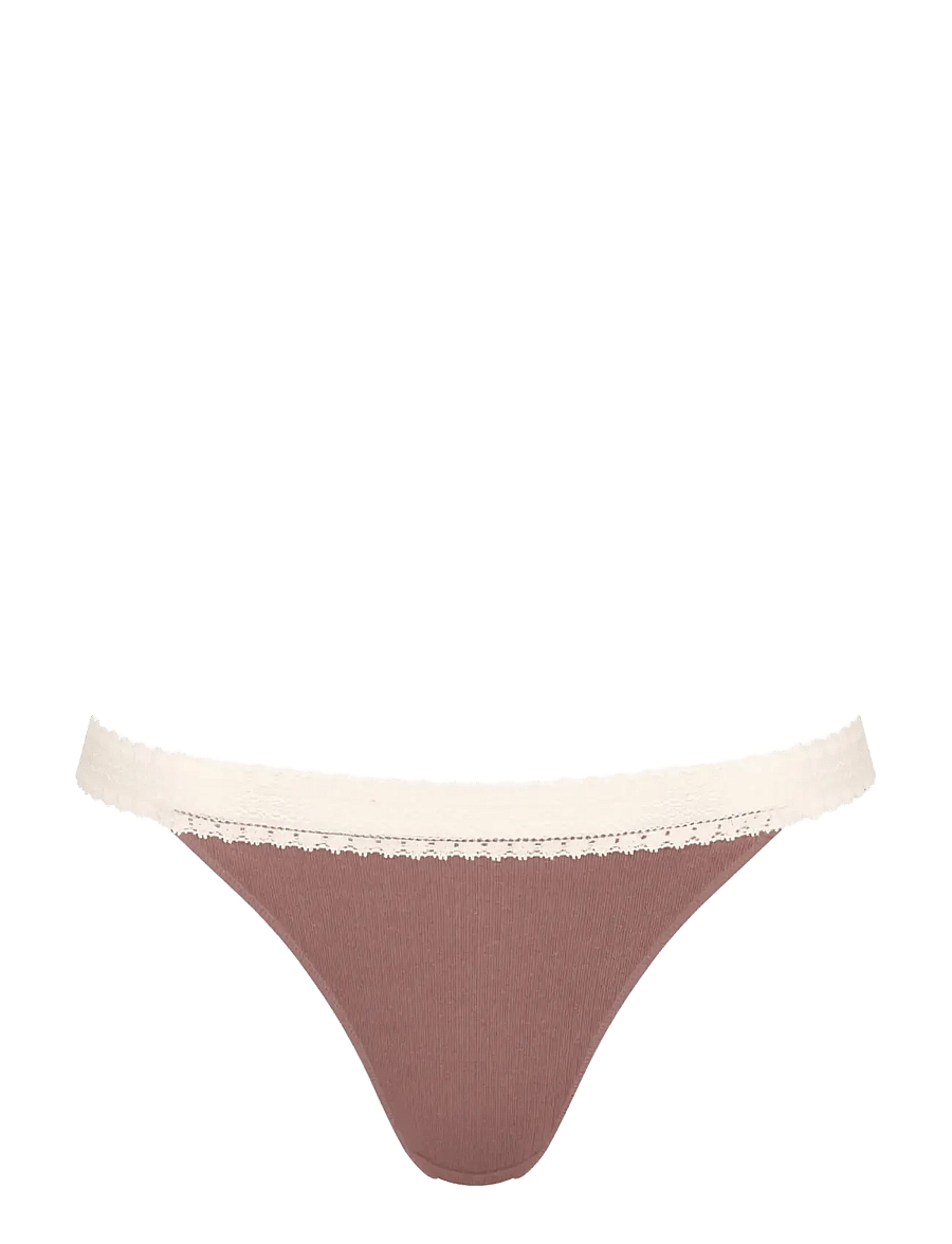 sloggi - sloggi GO Ribbed R Tanga C2P - brown - light combination - 1