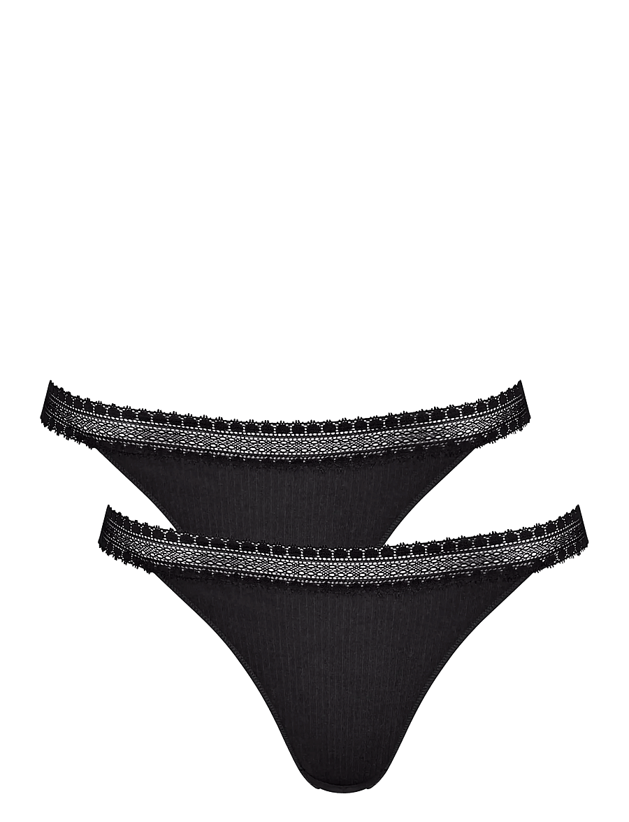 sloggi - sloggi GO Ribbed R Tanga C2P - black - 0