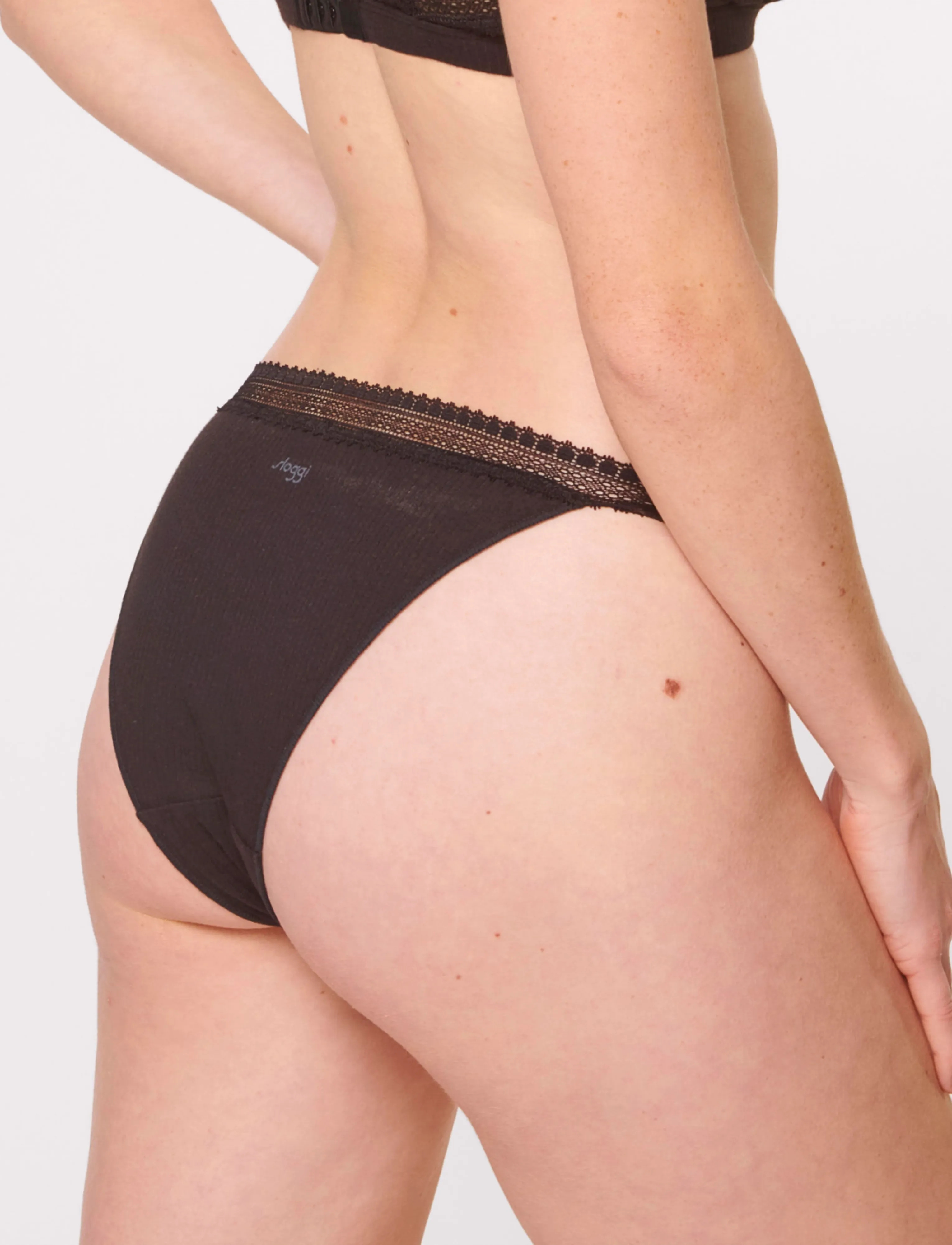 sloggi - sloggi GO Ribbed R Tanga C2P - laveste priser - black - 4