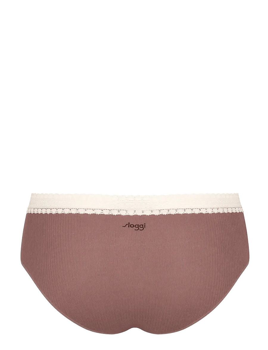 sloggi - sloggi GO Ribbed R Hipster C2P - hipster & boxershorts - brown - light combination - 2