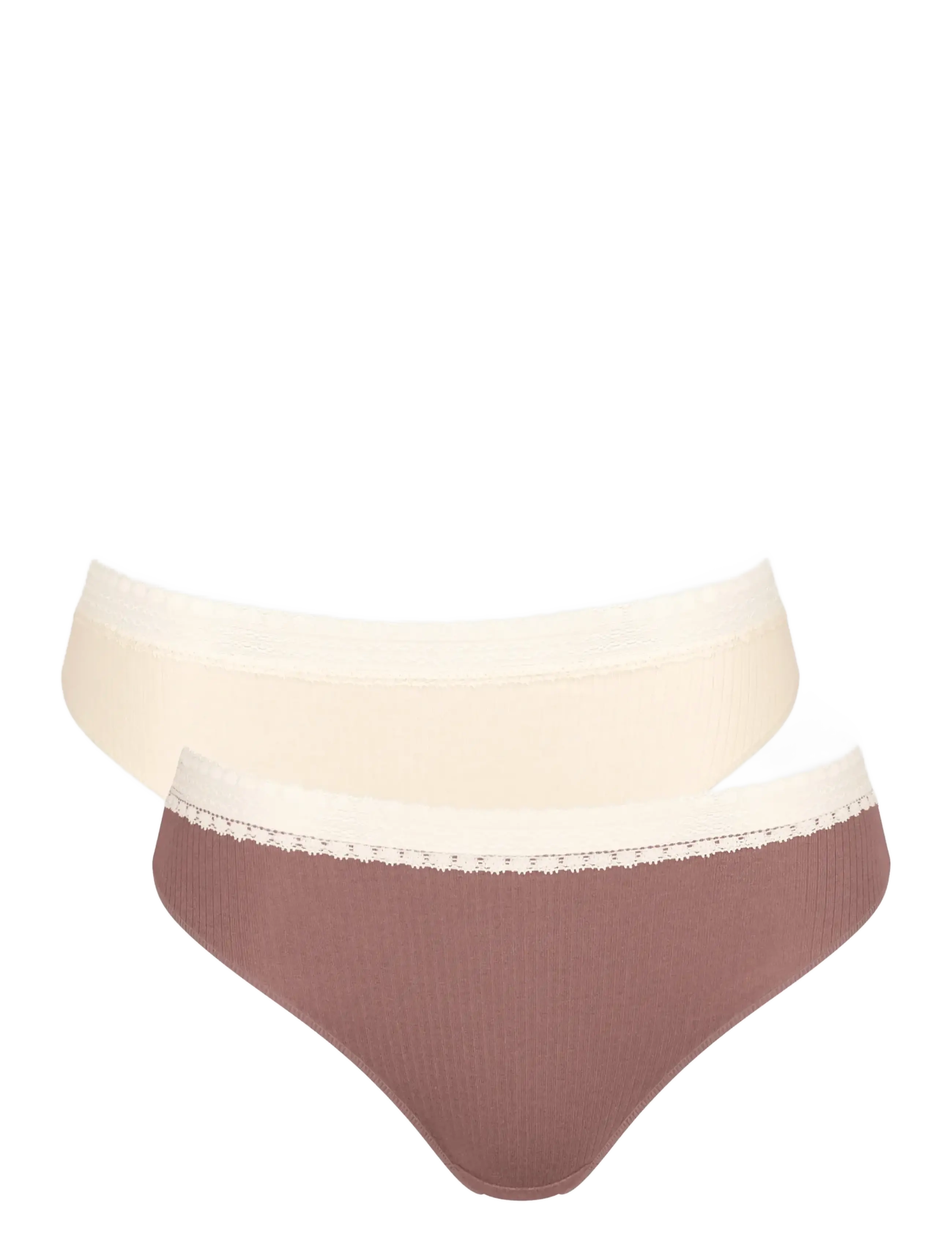 Sloggi Go Ribbed R Tai C2P Cream - S - Damen