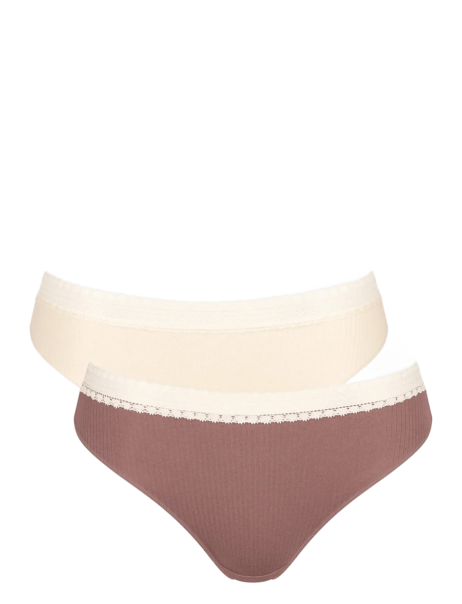 sloggi - sloggi GO Ribbed R Tai C2P - brown - light combination - 0