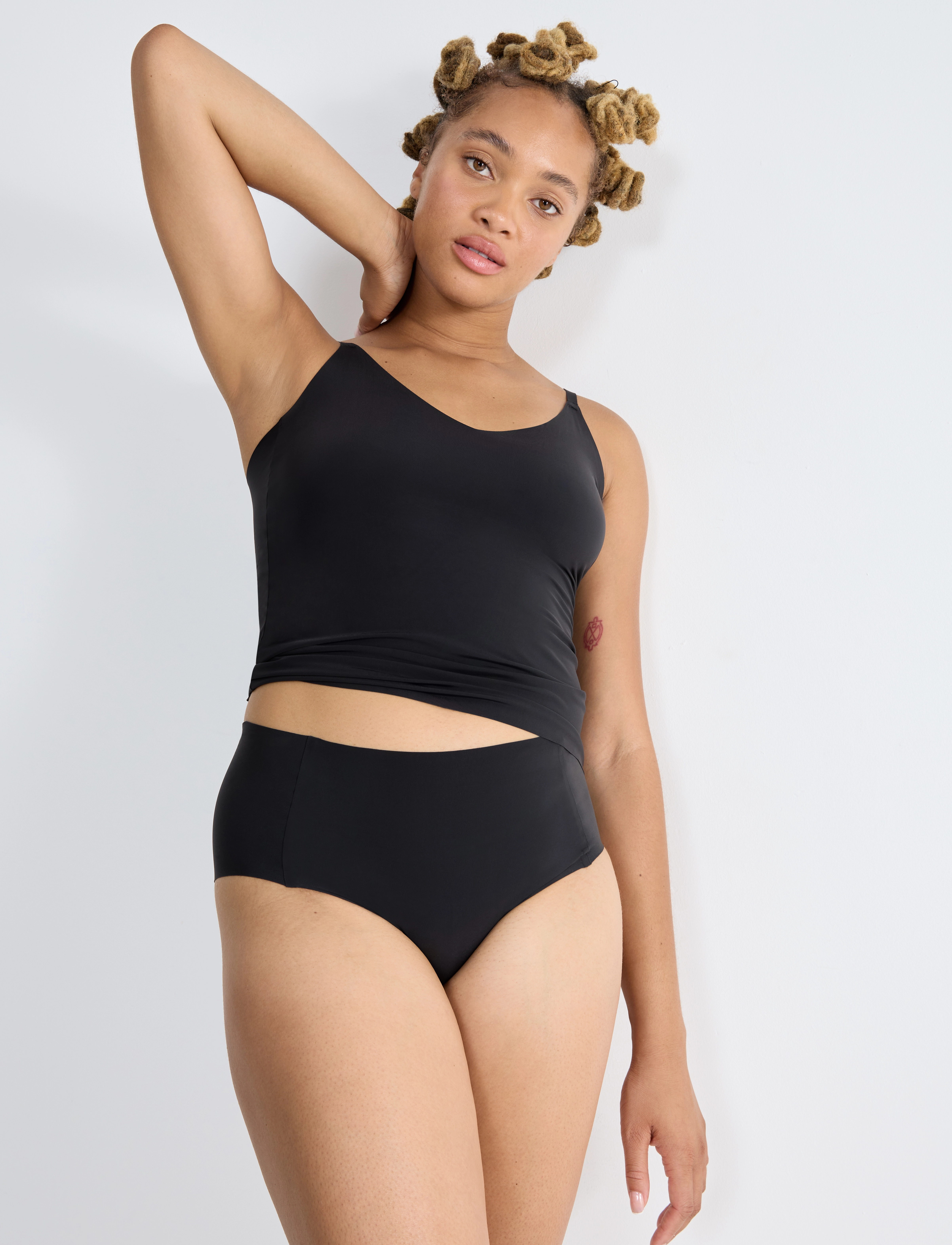 sloggi - sloggi ZERO Feel 2.0 Spaghetti Top - Ärmellose tops - black - 4