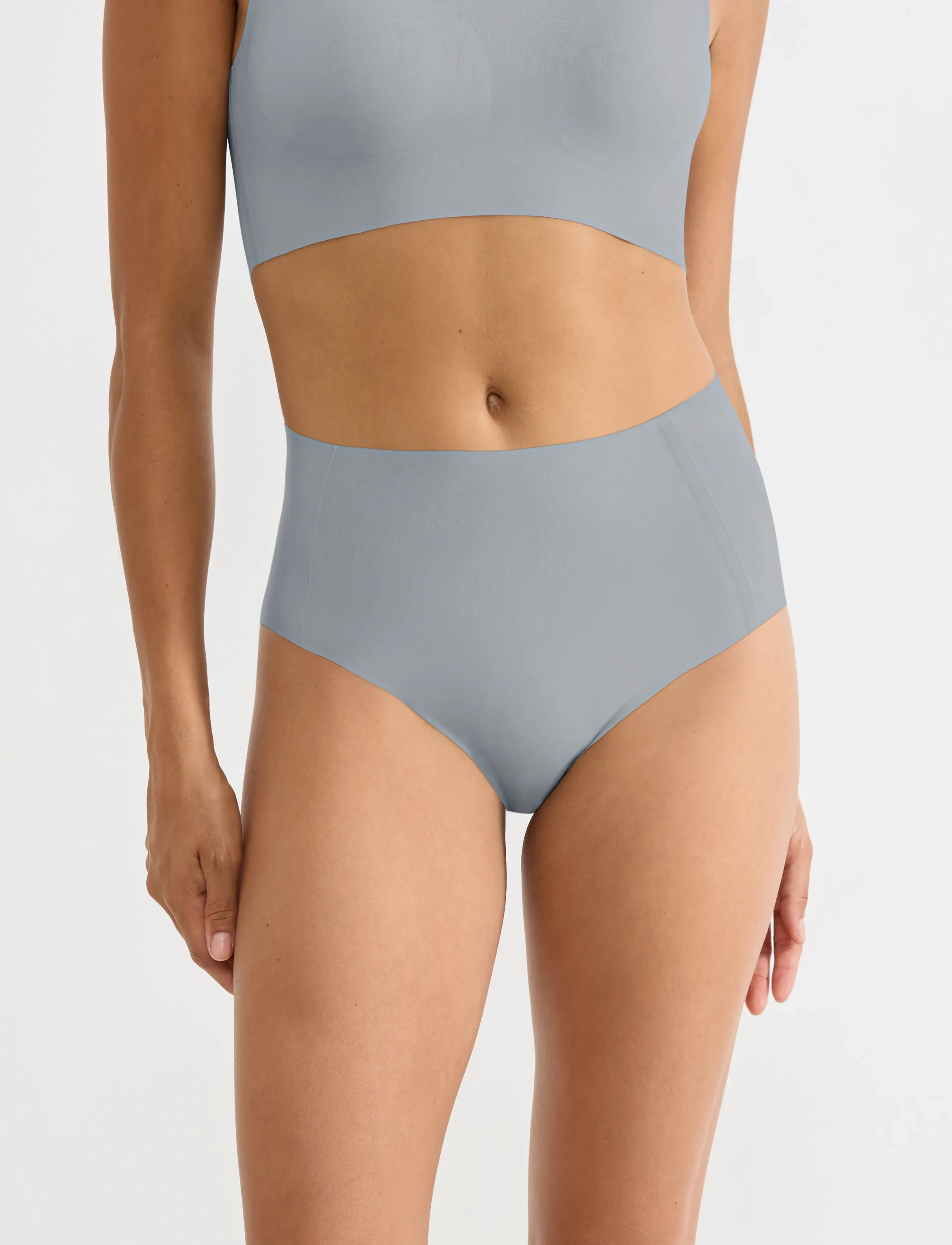 sloggi Zero Feel 2.0 High Waist, XS, Panties, Grau - Waisted Frauen