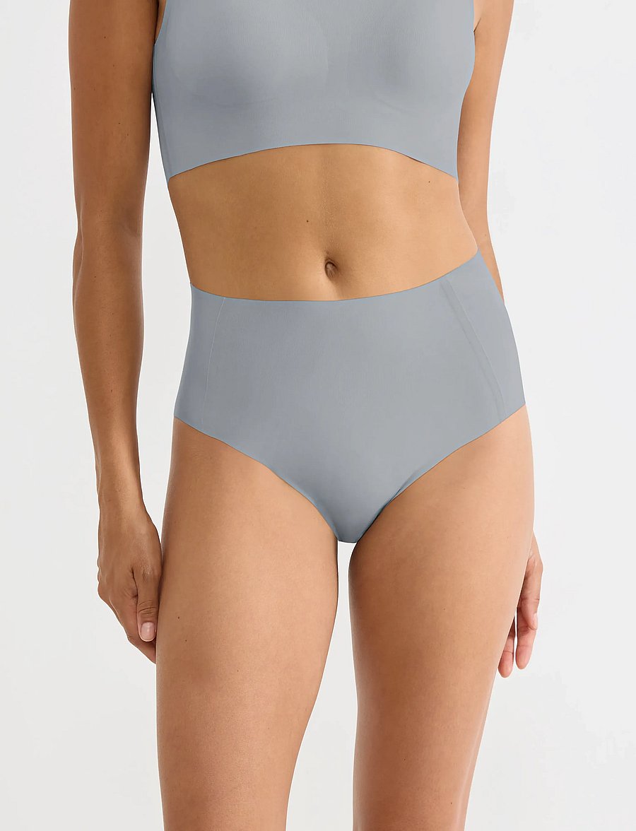 sloggi - sloggi ZERO Feel 2.0 High waist - bezvīļu biksītes - chrome - 0