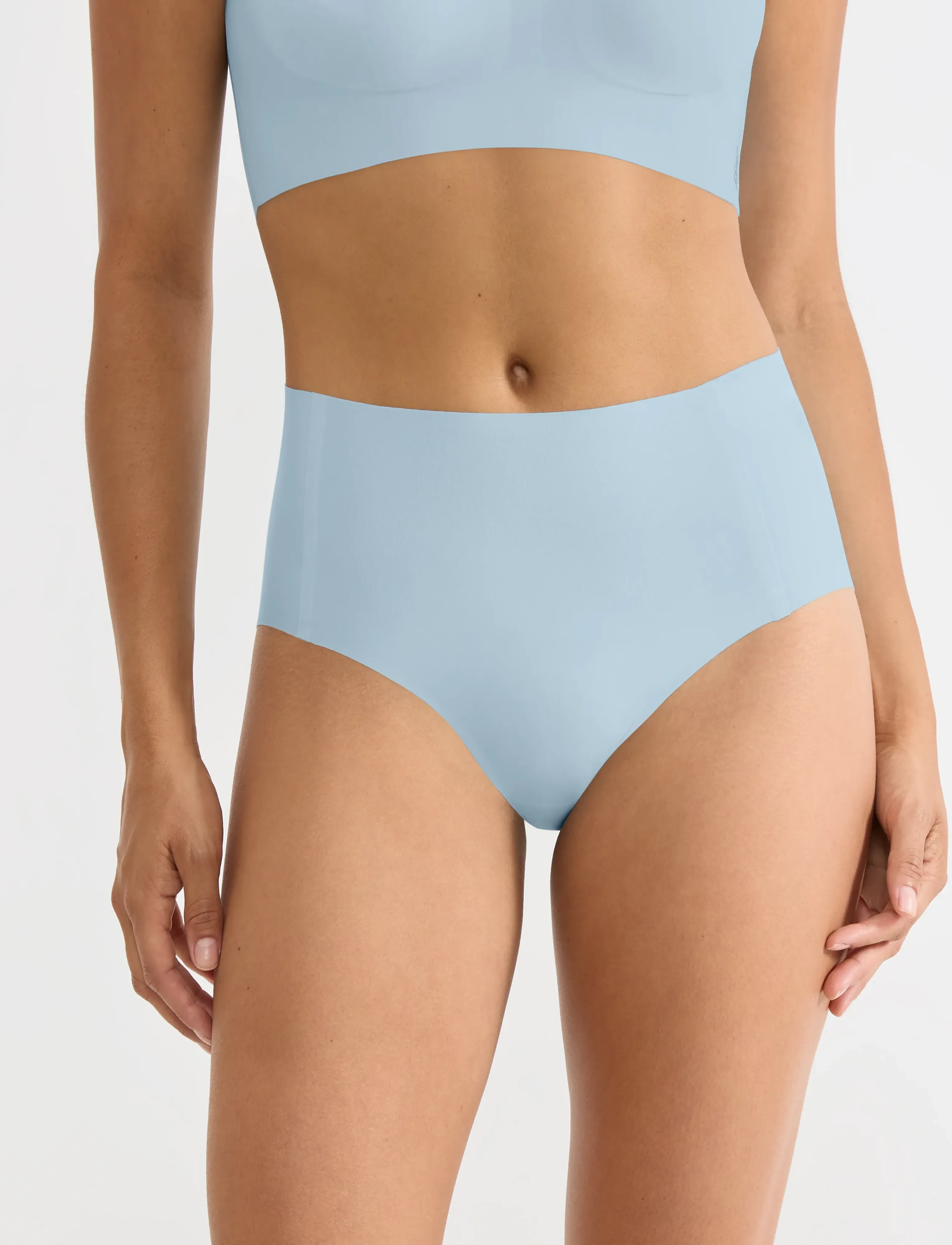 sloggi Zero Feel 2.0 High Waist, XS, Panties, Blau - Waisted Frauen