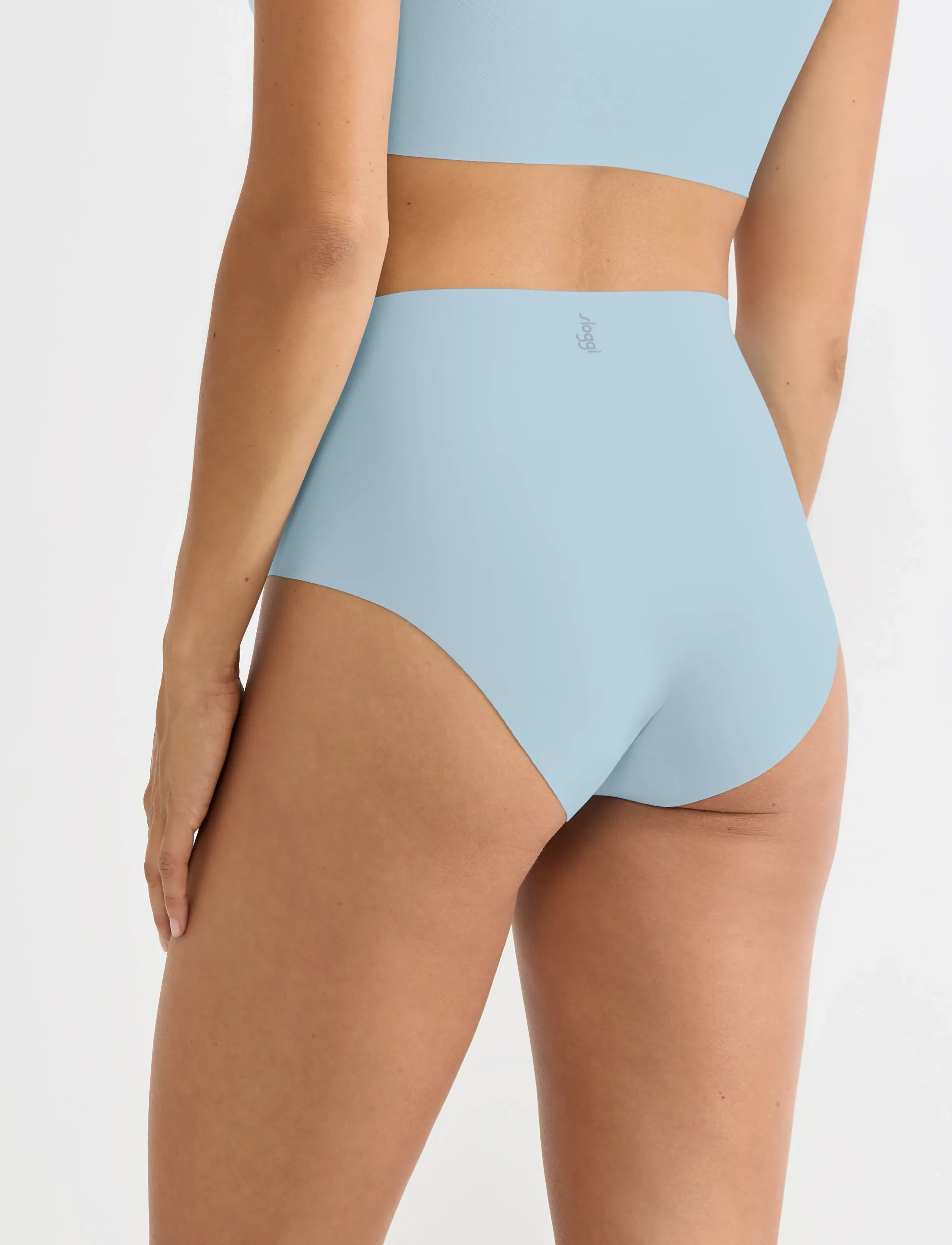 sloggi - sloggi ZERO Feel 2.0 High waist - seamless trusser - light blue - 3