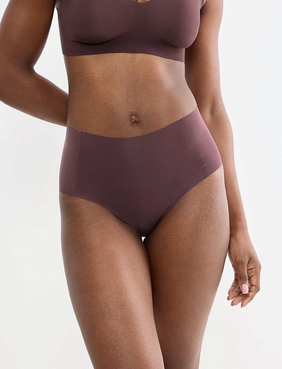sloggi - sloggi ZERO Feel 2.0 High waist - Õmblusteta aluspüksid - merlot - 0