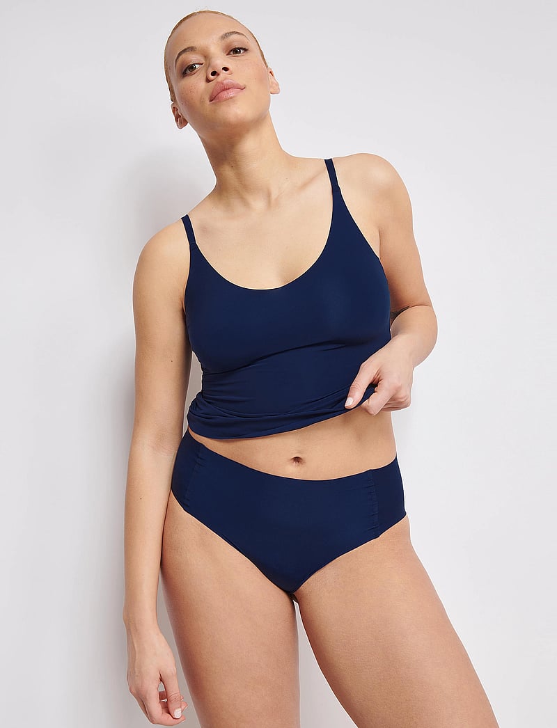 sloggi - sloggi ZERO Feel 2.0 High waist - seamless trosor - navy blue - 4