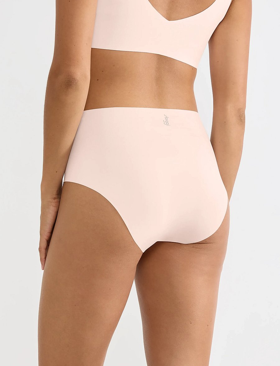 sloggi - sloggi ZERO Feel 2.0 High waist - seamless trosor - puff pink - 3