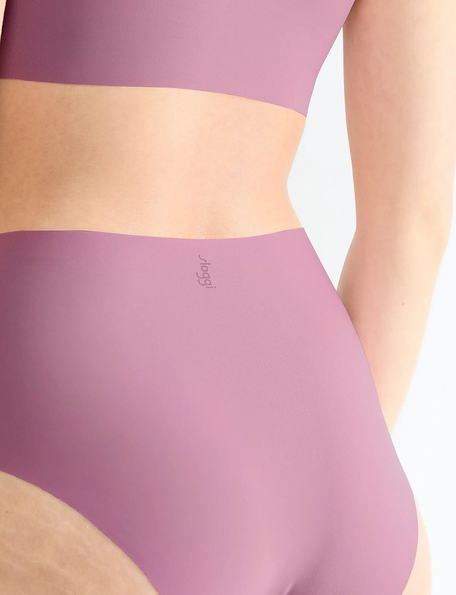 sloggi - sloggi ZERO Feel 2.0 High waist - nahtlose slips - purple - 4