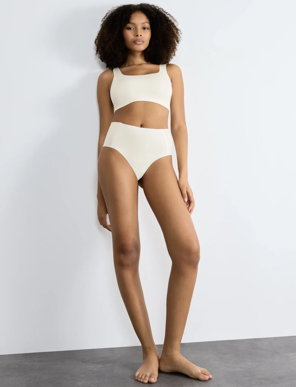 sloggi - sloggi ZERO Feel 2.0 High waist - saumattomat alushousut - silk white - 4