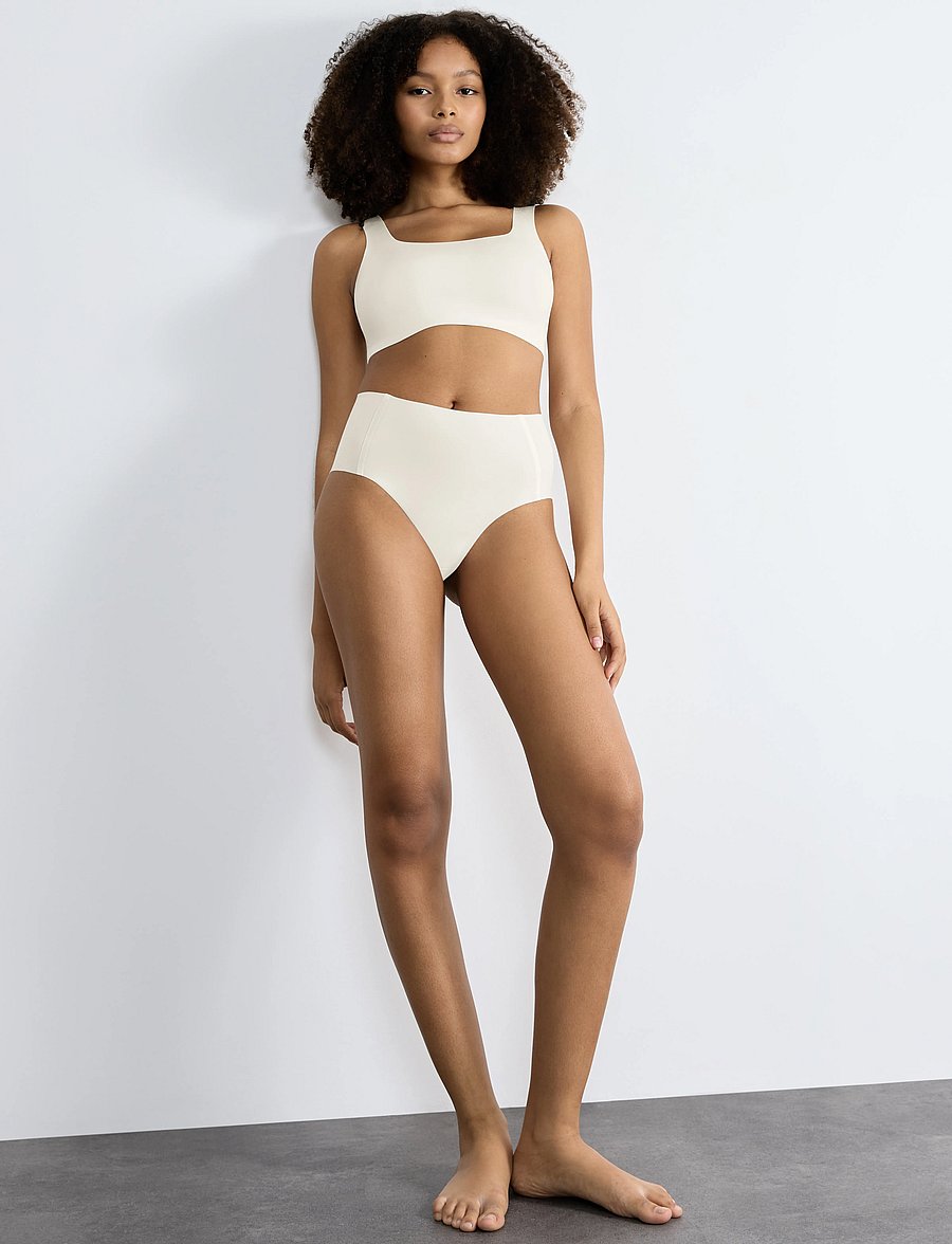 sloggi - sloggi ZERO Feel 2.0 High waist - nahtlose slips - silk white - 4