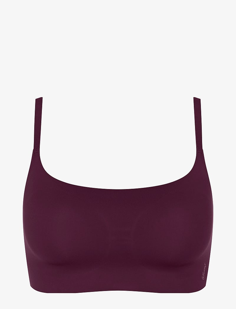 sloggi - sloggi ZERO Feel 2.0 Ultra Bra - bygellösa bh:ar - claret - 1