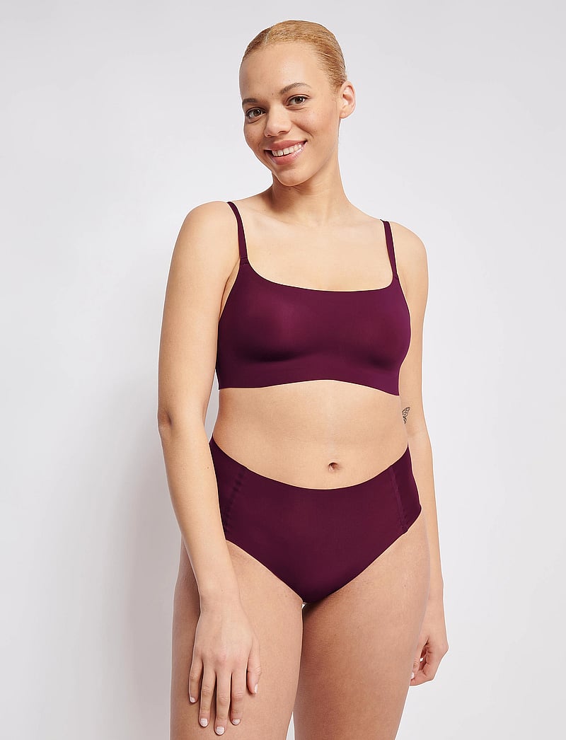 sloggi - sloggi ZERO Feel 2.0 Ultra Bra - bygellösa bh:ar - claret - 4