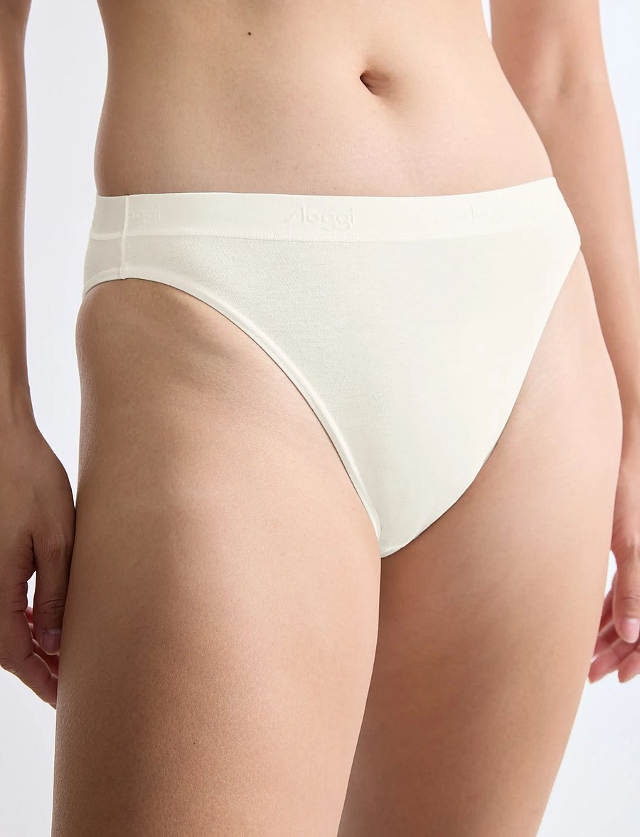sloggi - sloggi GO Casual High leg 3P - silk white - 5