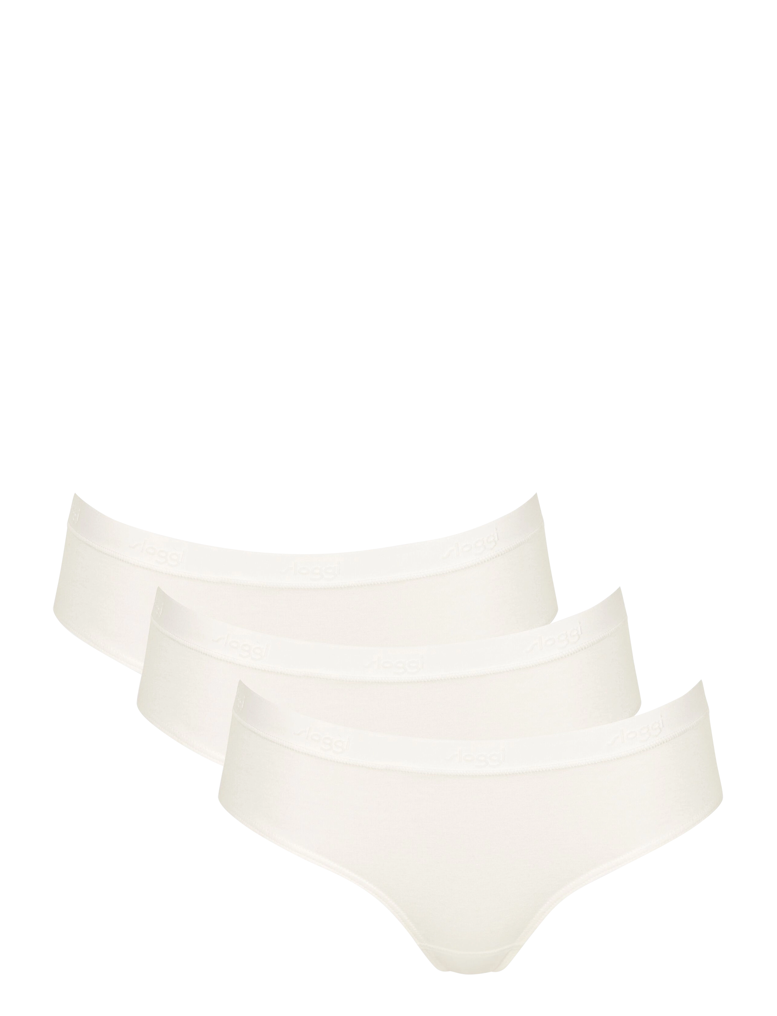 sloggi sloggi GO Casual Hipster 3P - Aluspüksid - SILK WHITE / white