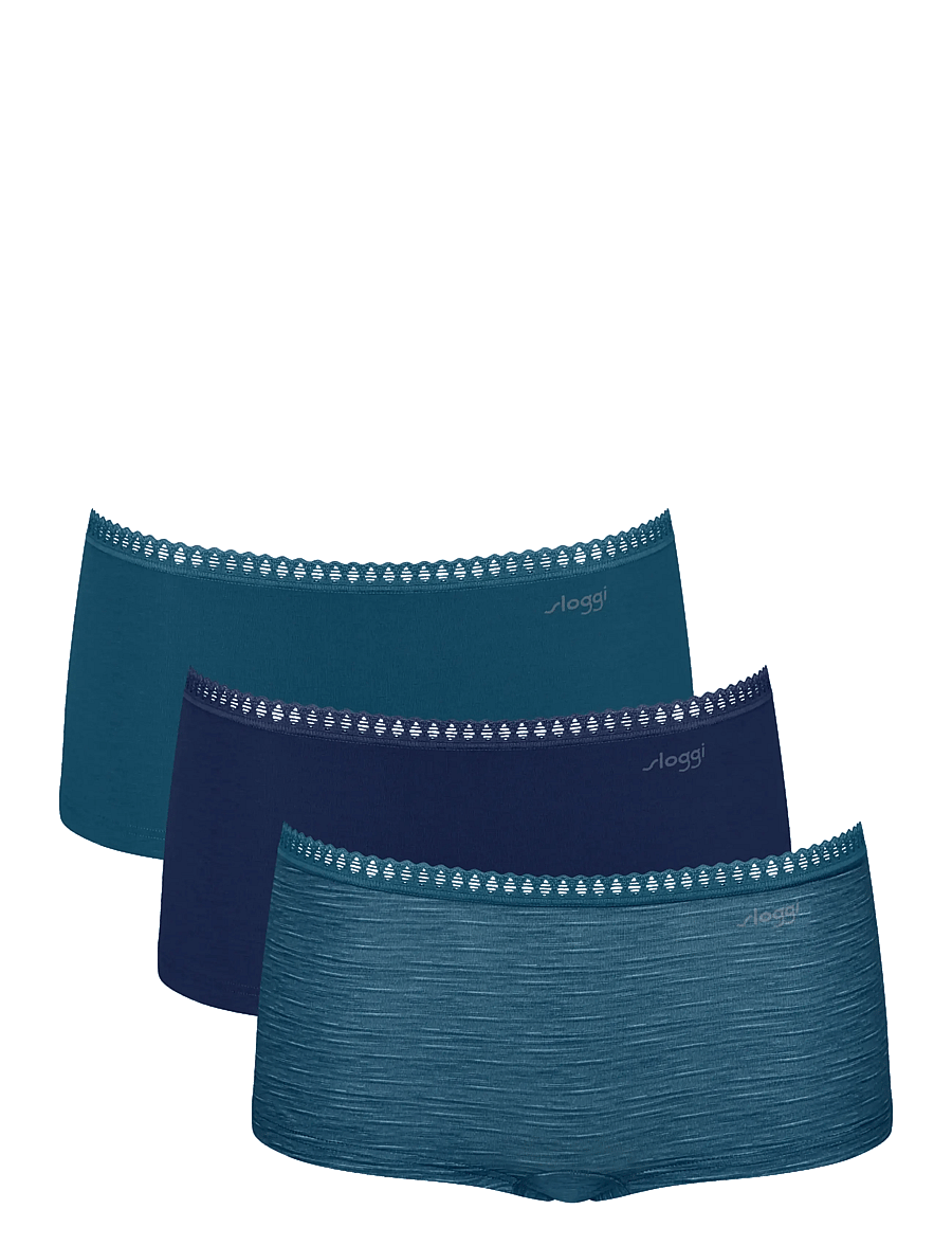 sloggi - sloggi GO Crush Short C3P - hipster biksītes un bokserīši - turquoise - light combination - 1
