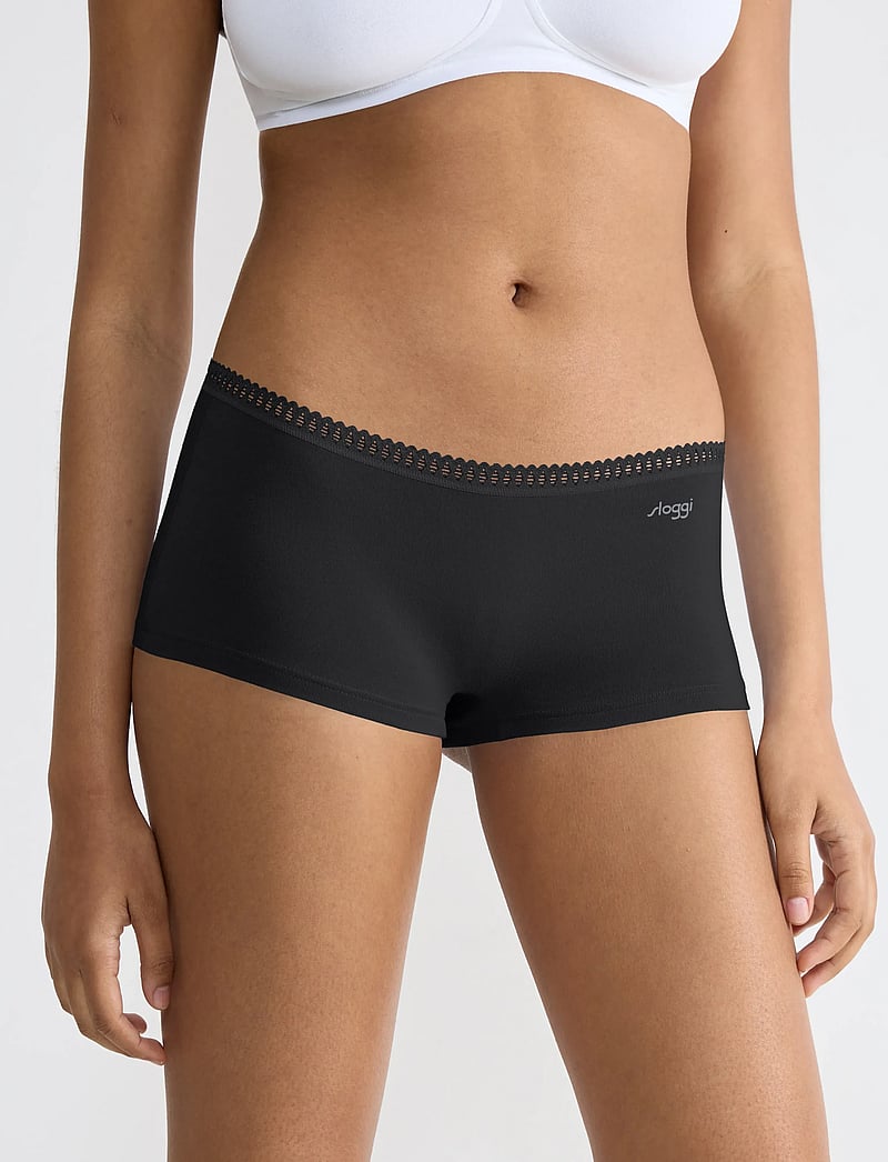 sloggi - sloggi GO Crush Short C3P - hipster & hotpants - black - 0