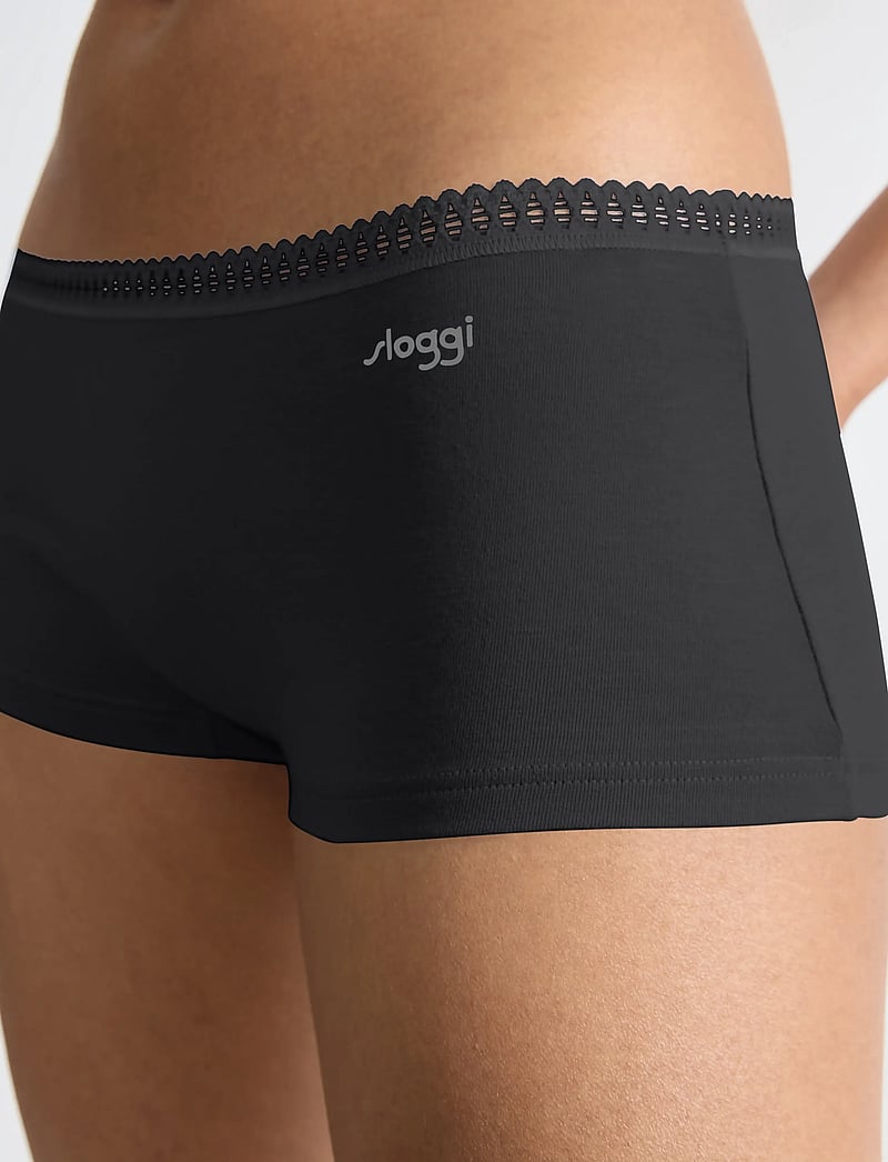 sloggi - sloggi GO Crush Short C3P - hipster & hotpants - black - 4