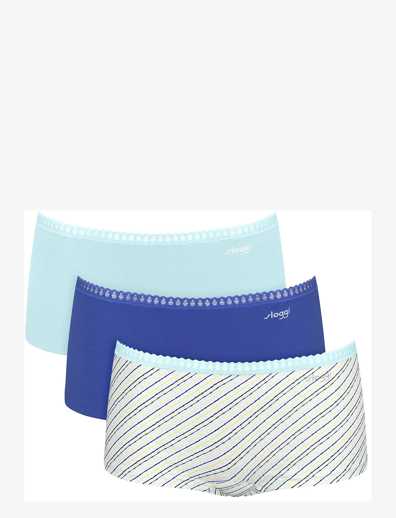 sloggi - sloggi GO Crush Short C3P - hipster & boyshorts - blue - light combination - 1