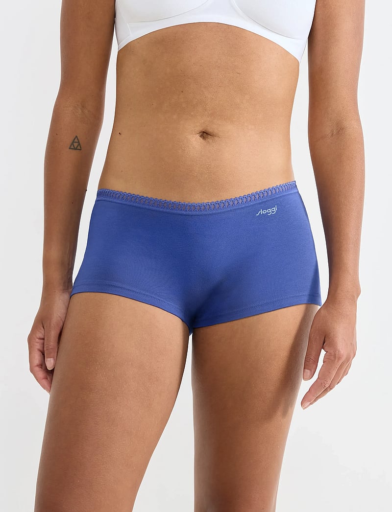 sloggi - sloggi GO Crush Short C3P - hipster & boyshorts - blue - light combination - 0